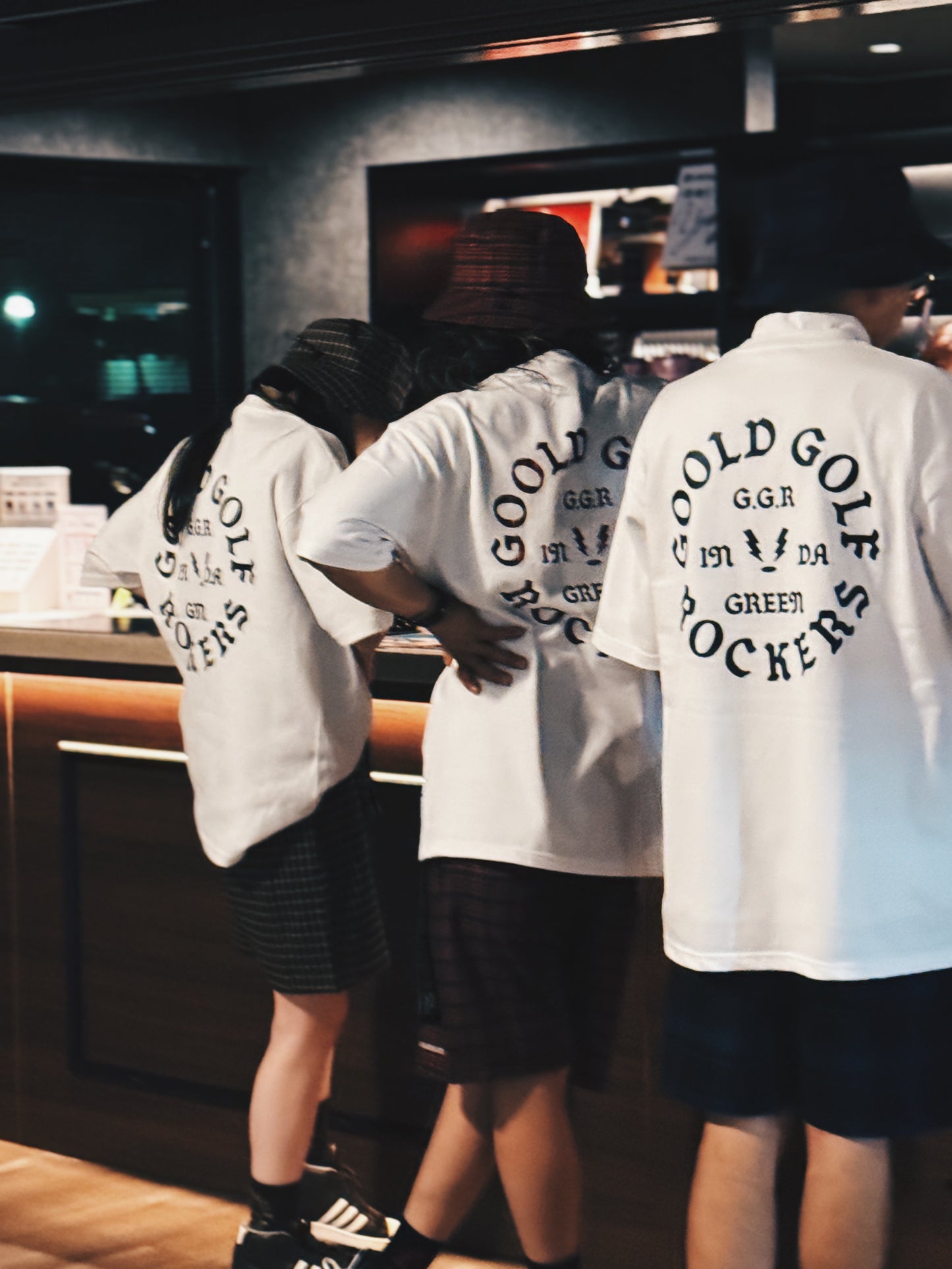 OG LOGO CHECK TEE RED