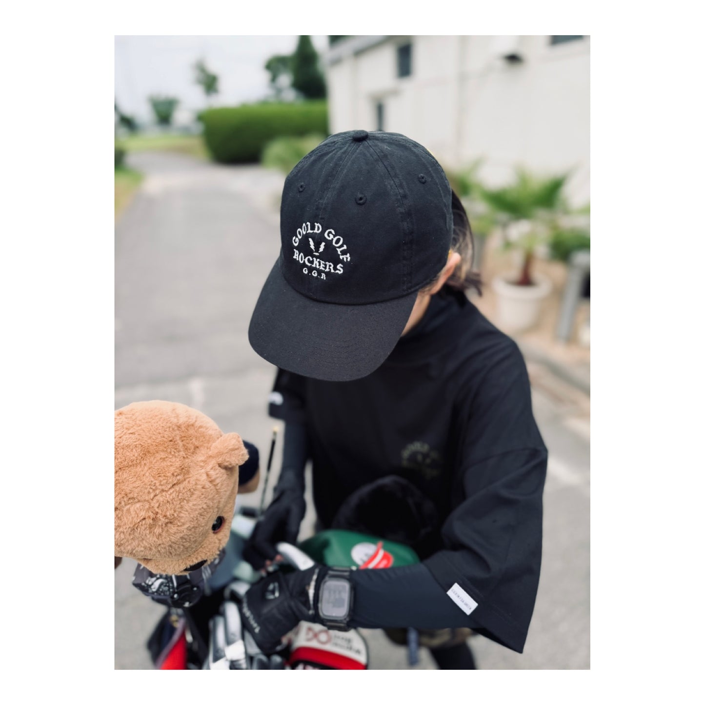 OG LOGO COTTON CAP BLACK