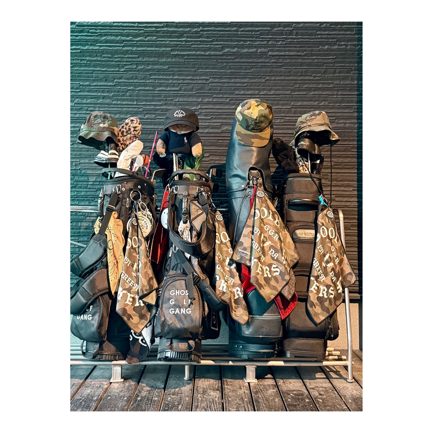OG LOGO GOLF TOWEL CAMO