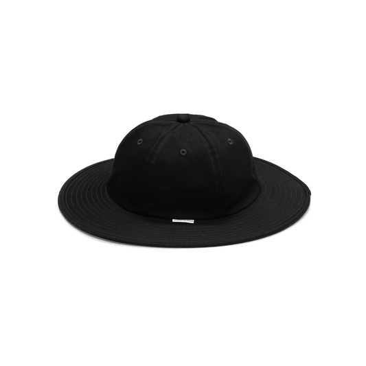 COTTON LONG BRIM HAT BLACK