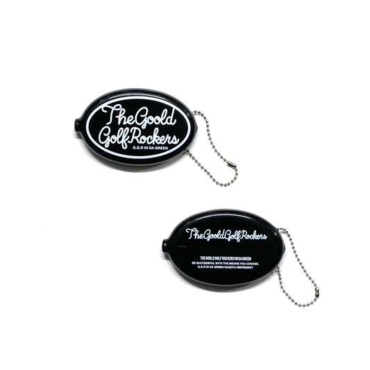 CHAIN SCRIPT RUBBER COIN CASE