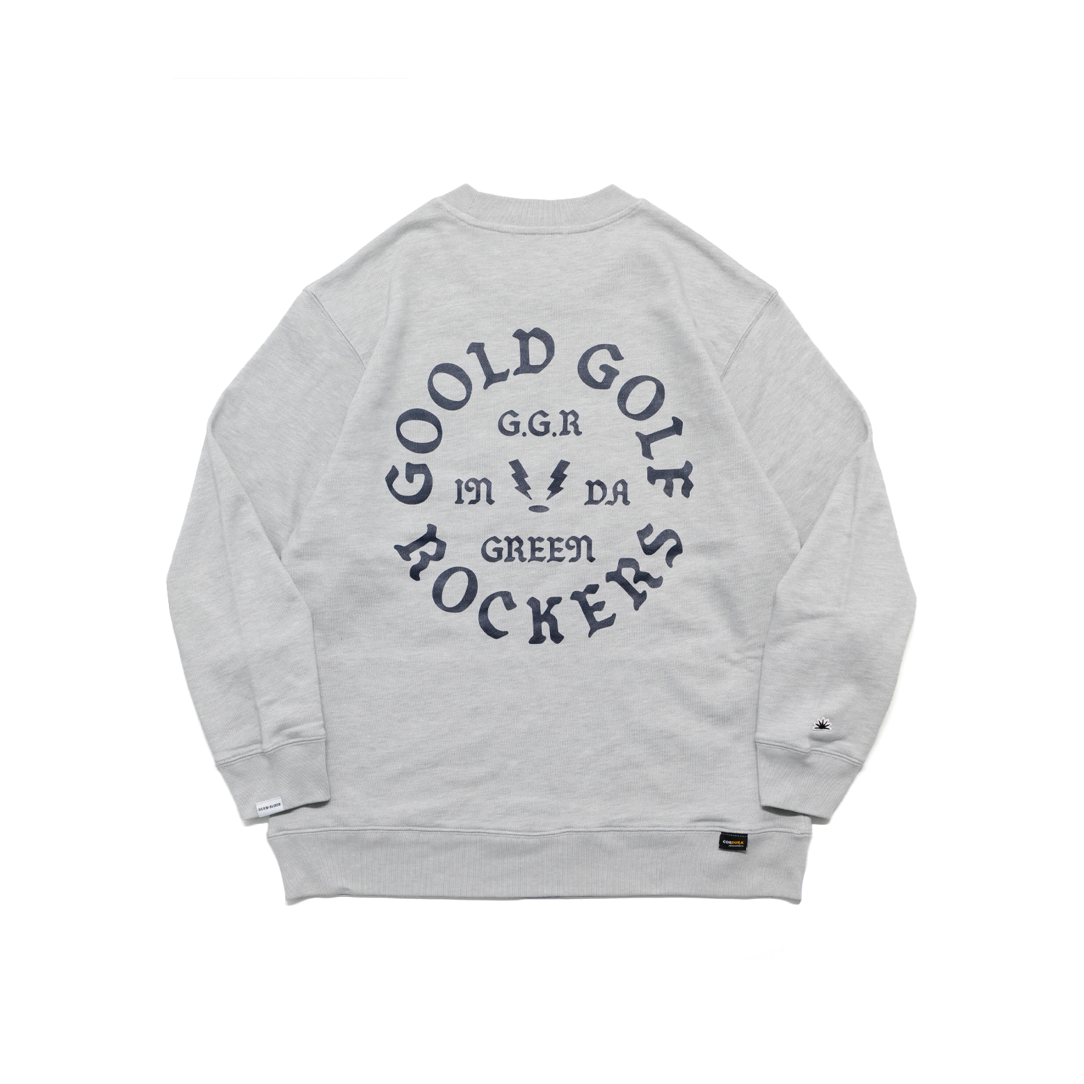 OG LOGO CORDURA®︎ CREW NECK SWEAT GRAY – GOOLD GOLF ROCKERS