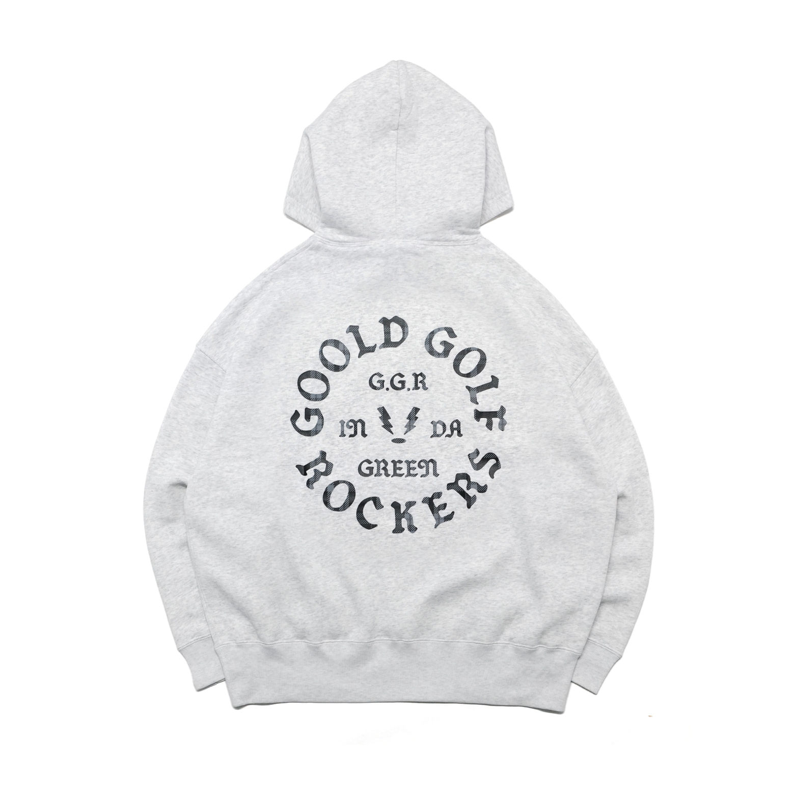 OG LOGO CHECK HOODIE GRAY – GOOLD GOLF ROCKERS