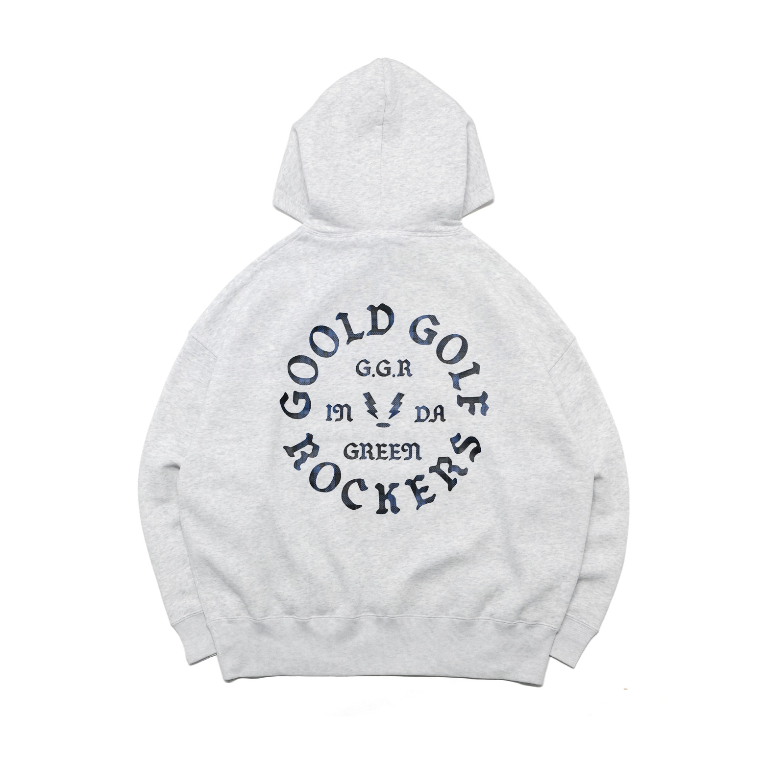 OG LOGO CHECK HOODIE NAVY – GOOLD GOLF ROCKERS