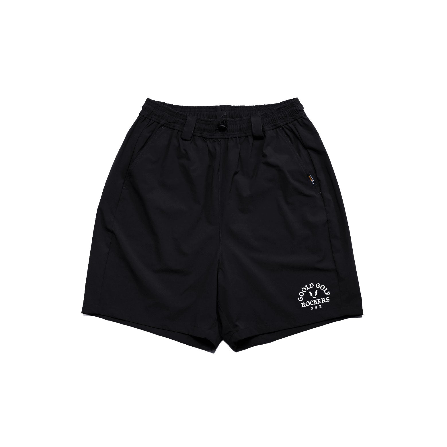 OG LOGO CORDURA®︎ HASSUI STRETCH SHORTS BLACK – GOOLD GOLF ROCKERS