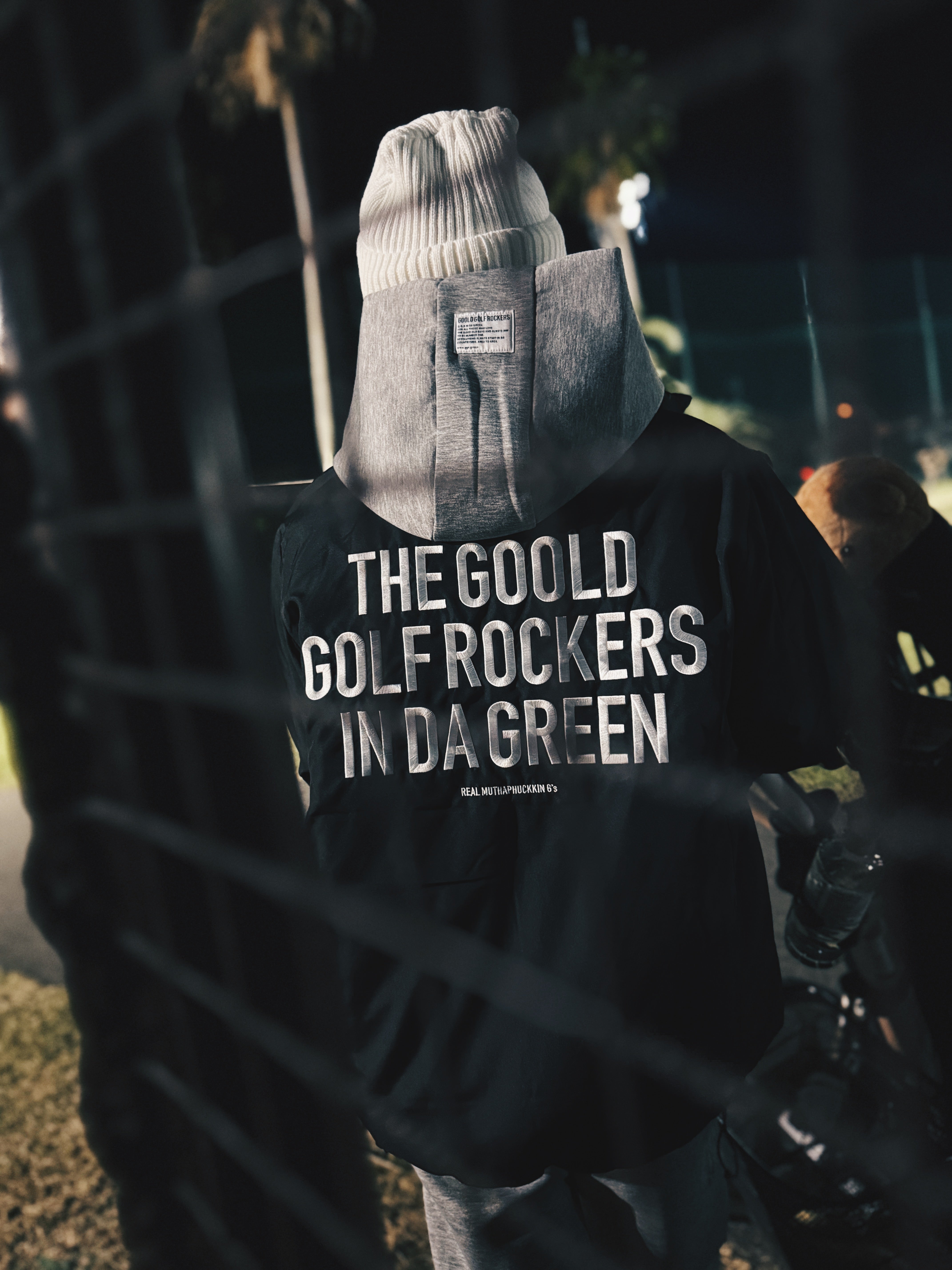 GOOLD GOLF ROCKERS ナイロンジャケット GOOLD GOLF ROCKERS ジャケット 黒 L