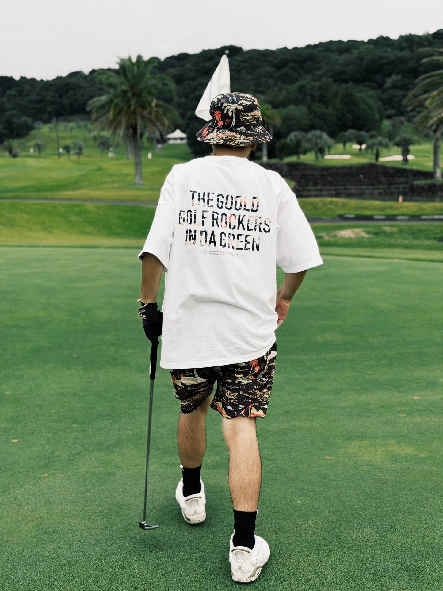 ALOHA TEAM LOGO TEE "WHITE"