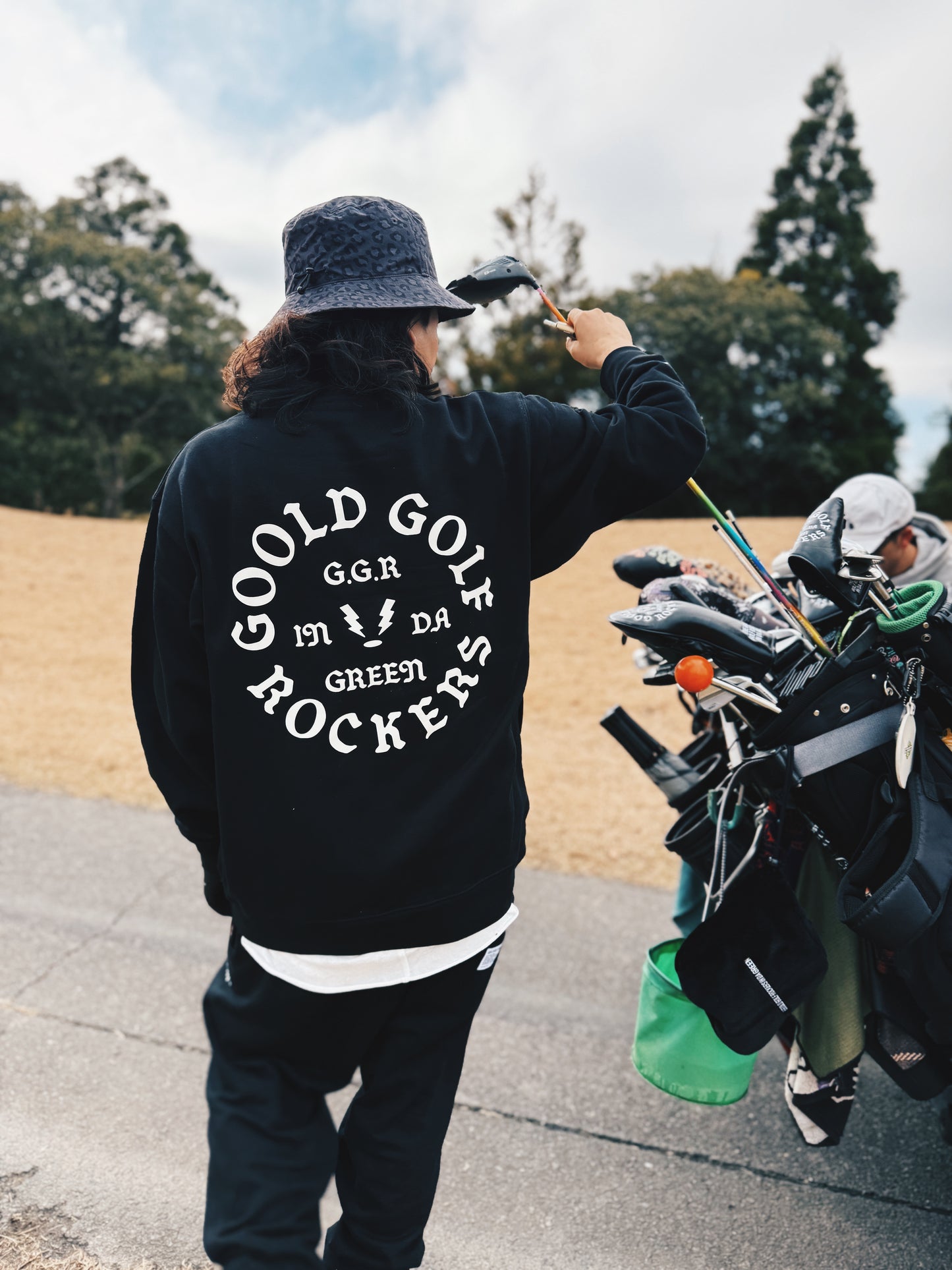 OG LOGO CORDURA®︎ CREW NECK SWEAT BLACK