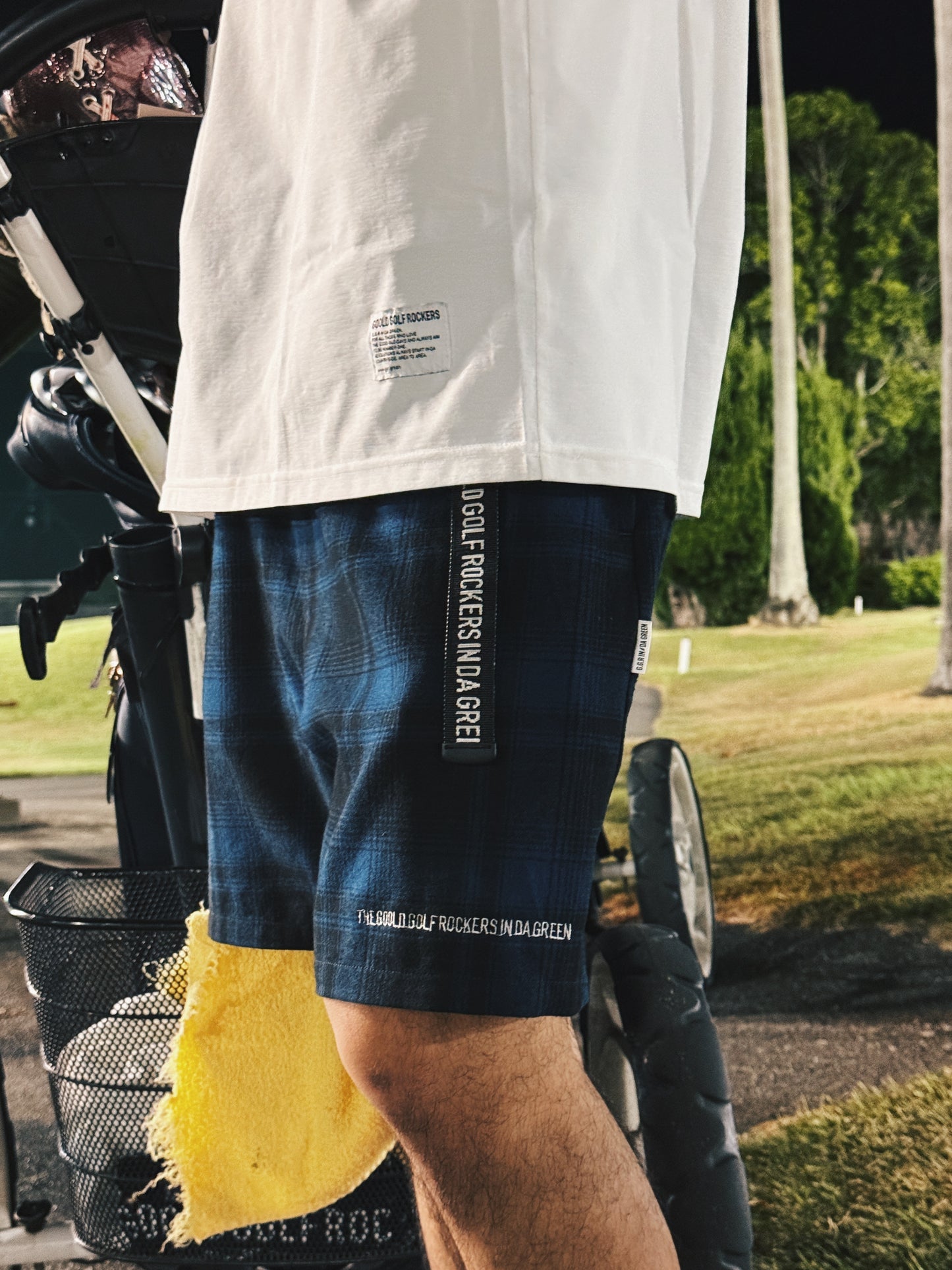 PREMIUM FLEX CHECK  EAZY SHORTS RED