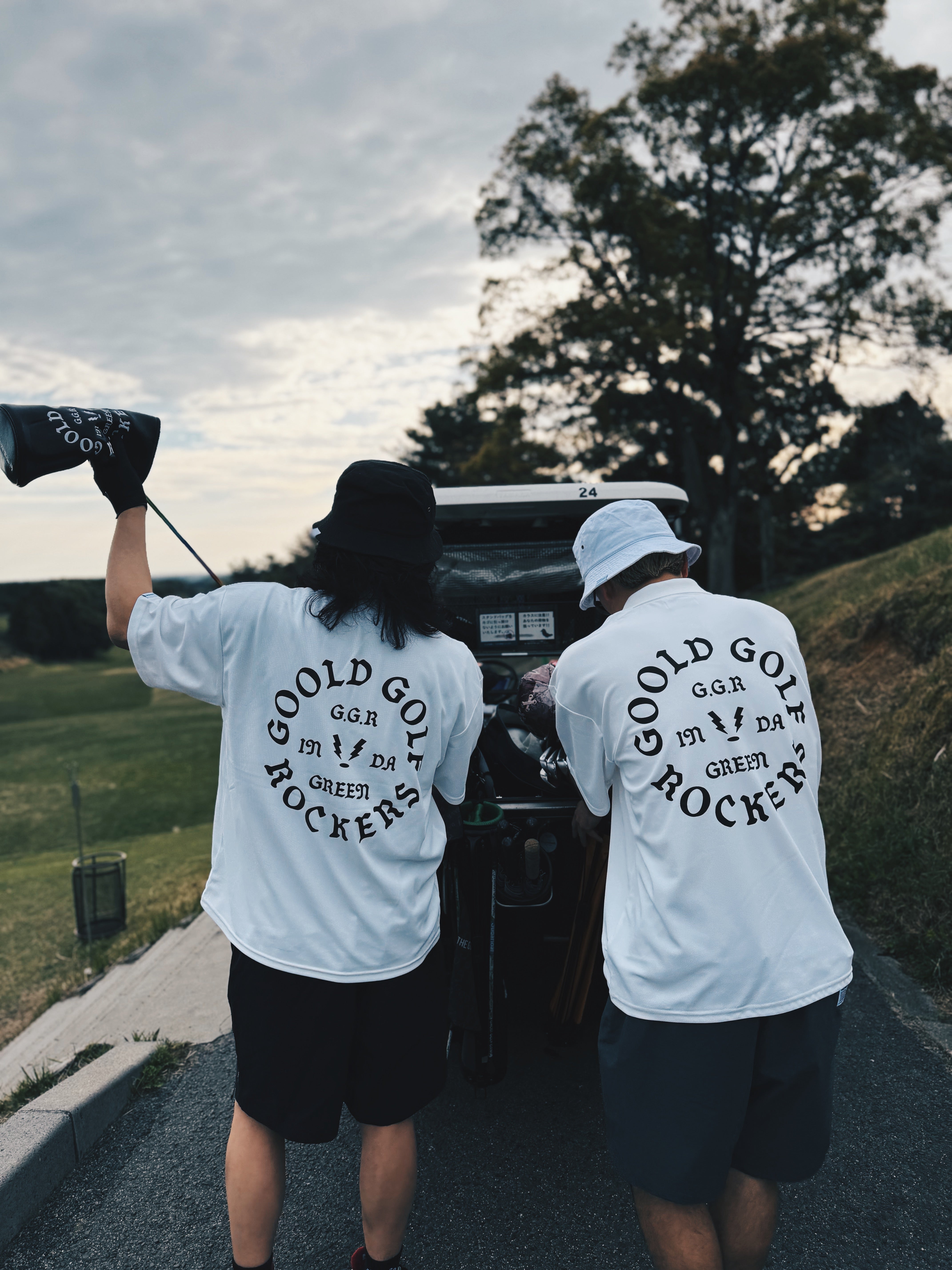OG LOGO MIEZ POLO KANO-KO WHITE – GOOLD GOLF ROCKERS
