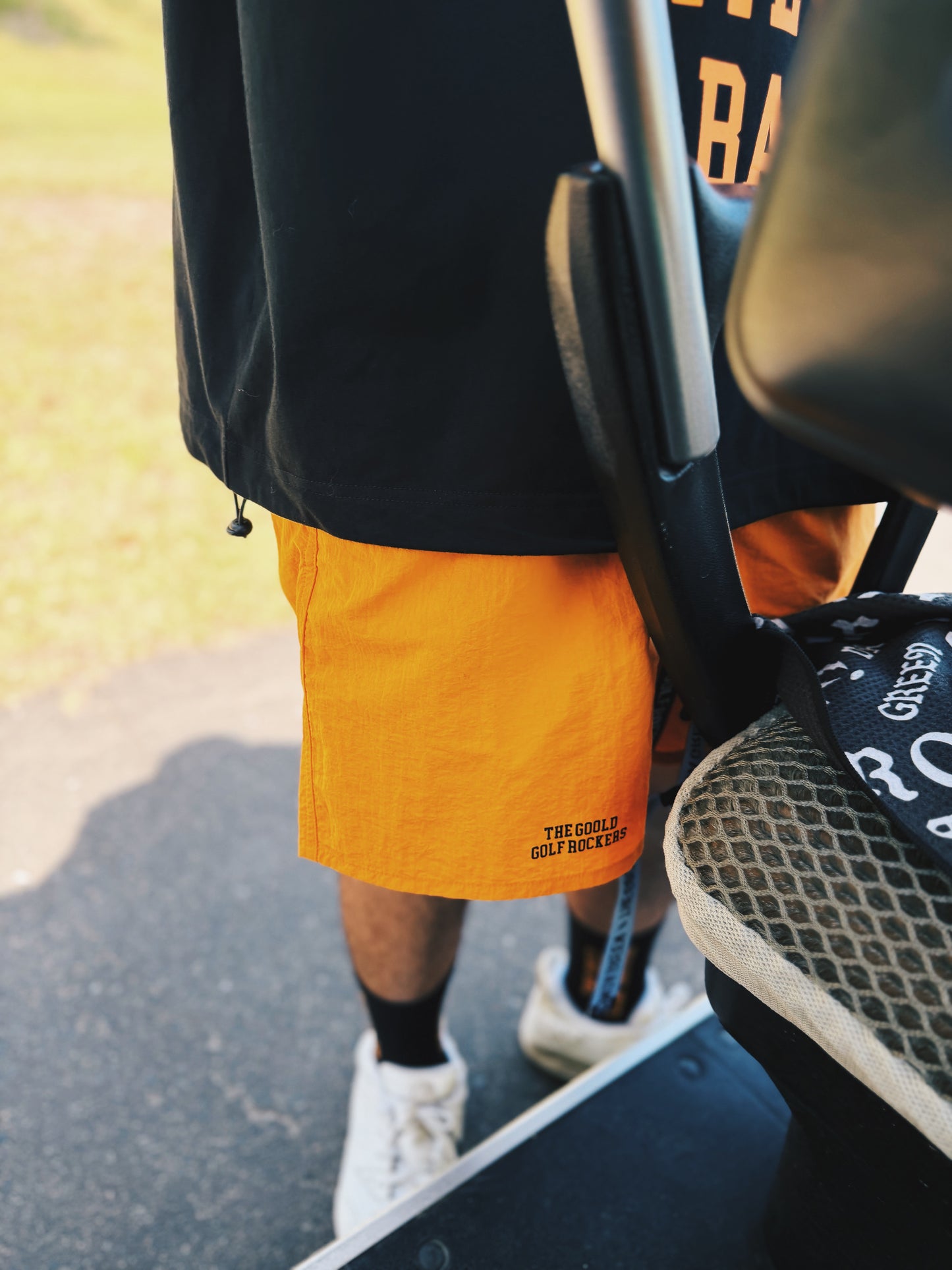 GGR TEAM NYLON HYBRID SHORTS ORANGE