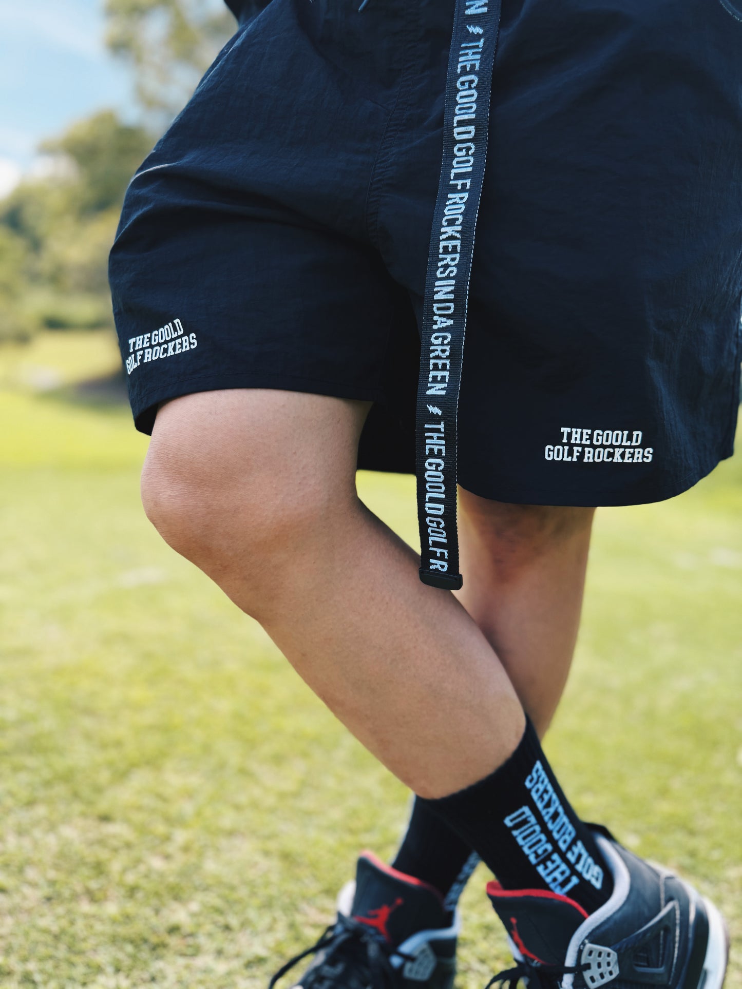 GGR TEAM NYLON HYBRID SHORTS ORANGE