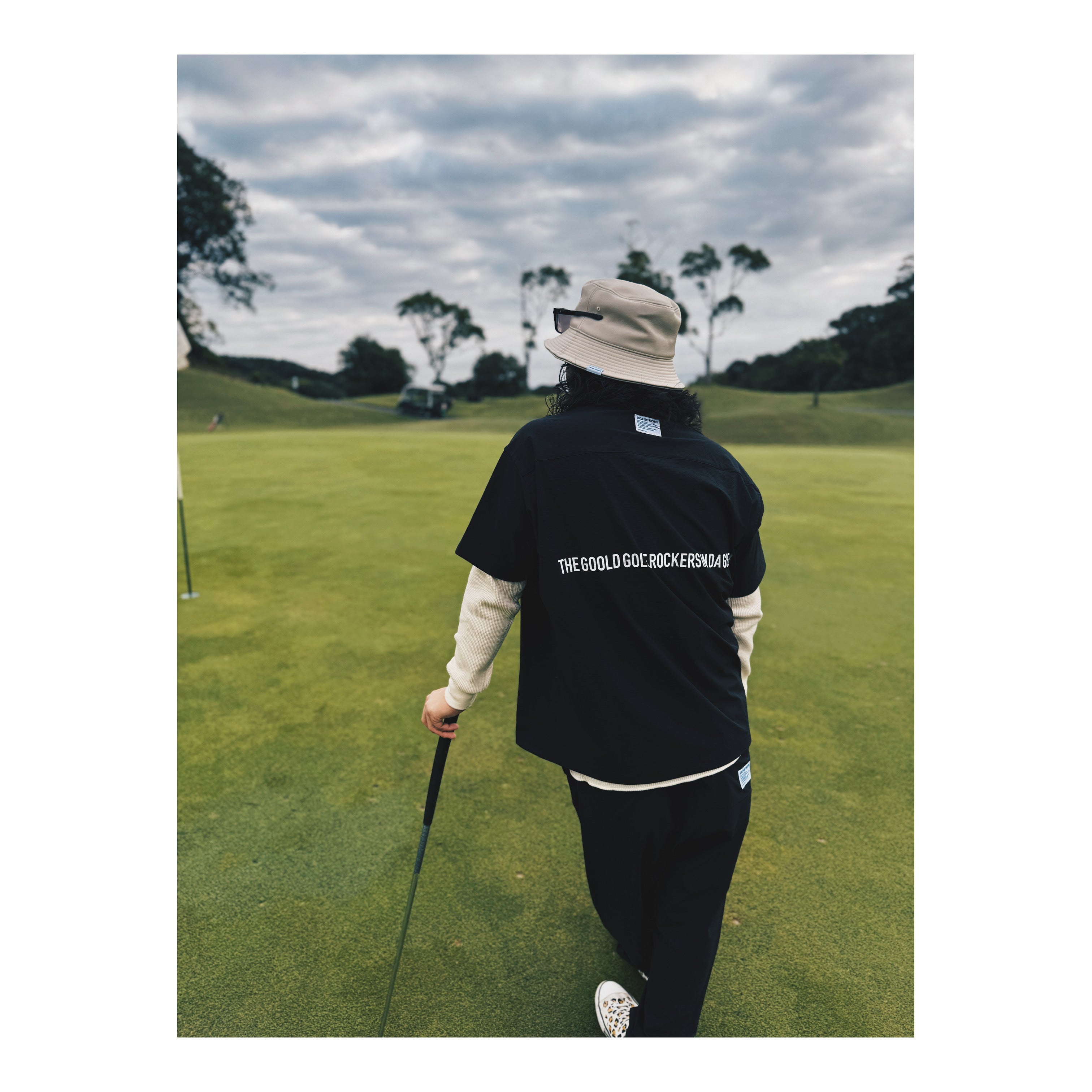 GOOLD GOLF ROCKERS CORDURA®︎ SHIRT BLACK WATER REPELLENT SUPER STRETCH CORDURA®︎ SHIRT BLACK – GOOLD GOLF