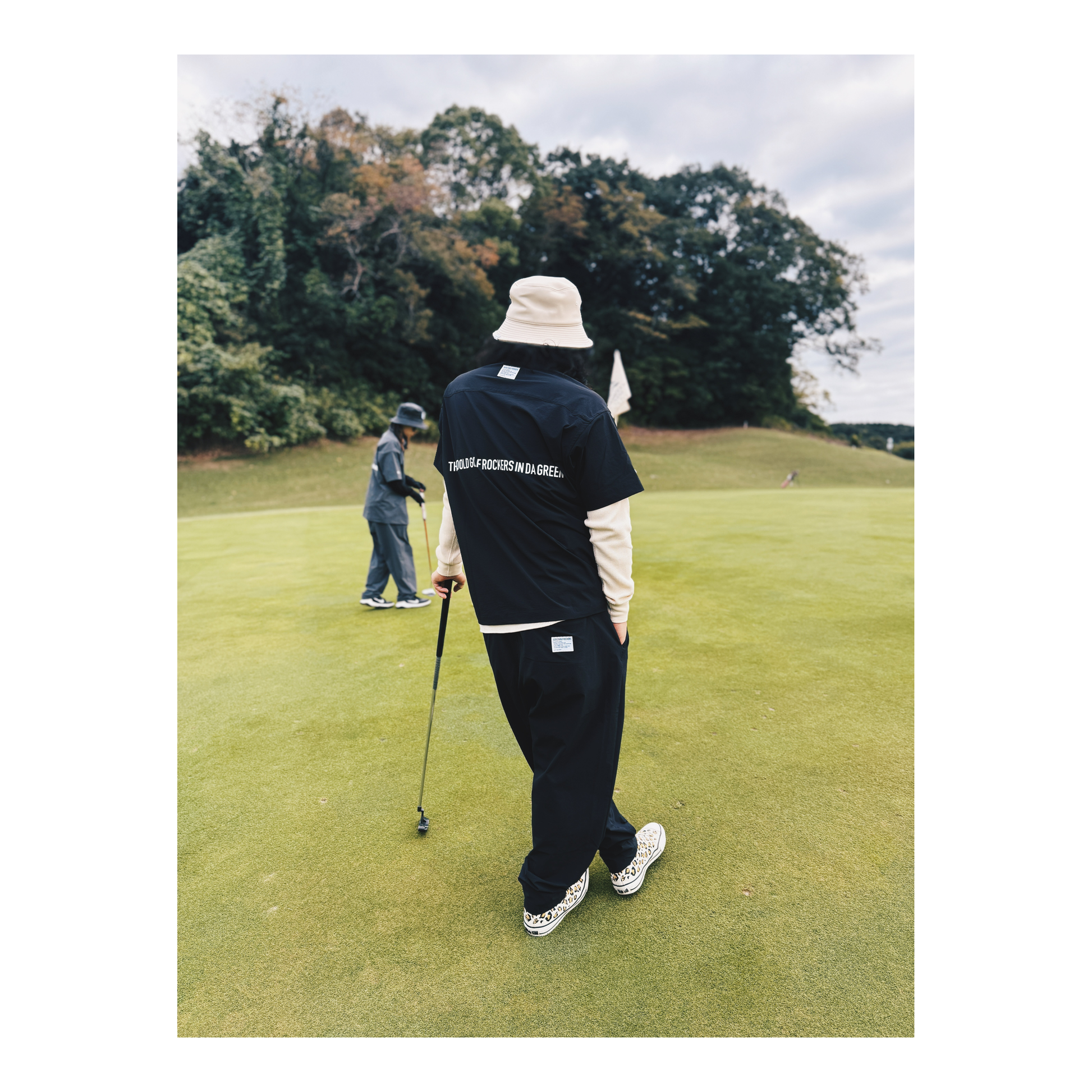 WATER REPELLENT SUPER STRETCH CORDURA®︎ PANTS NAVY – GOOLD GOLF