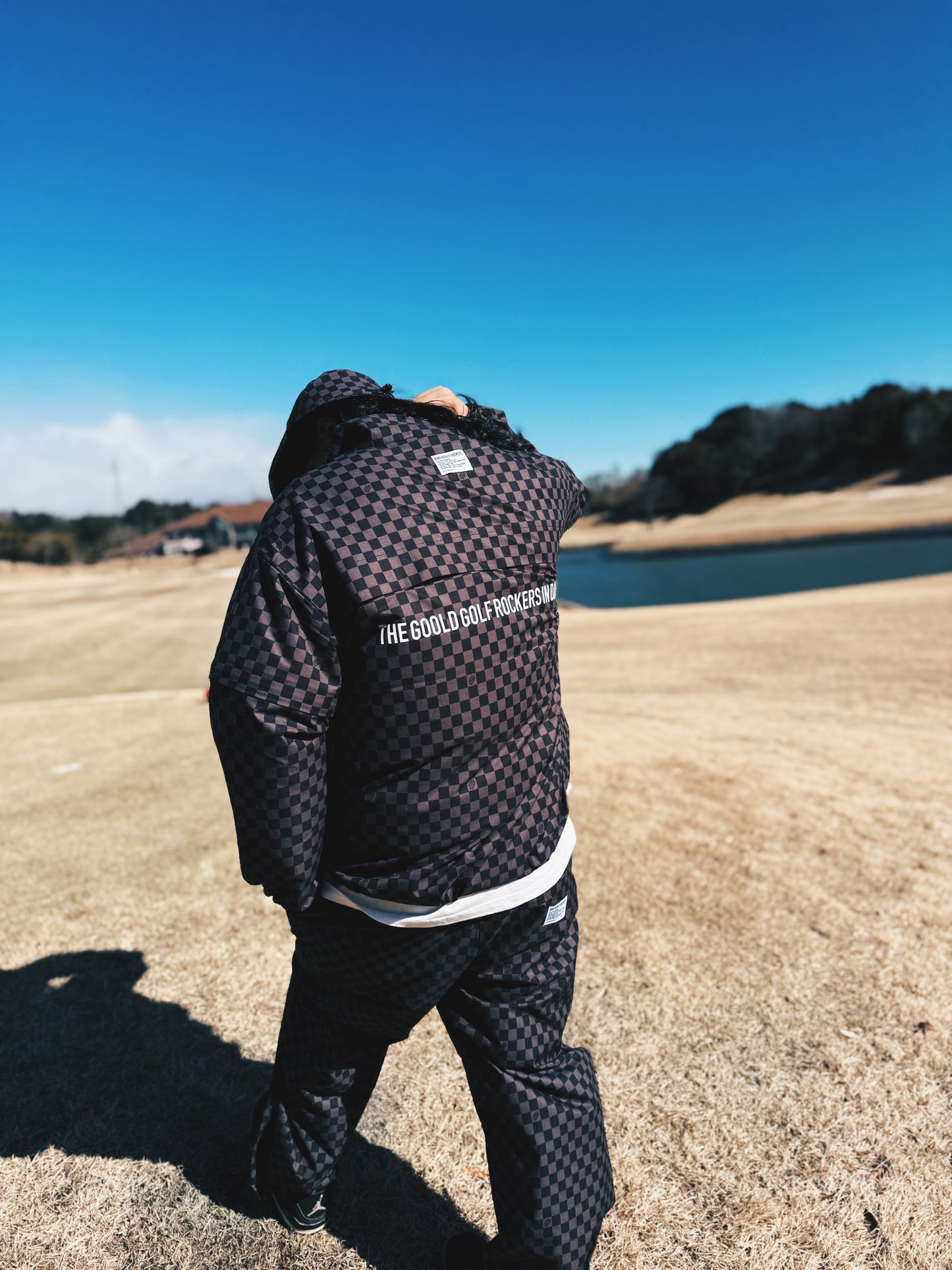 ALL CONDITIONS HASSUI 2WAY HALF ZIP JACKET BLACK