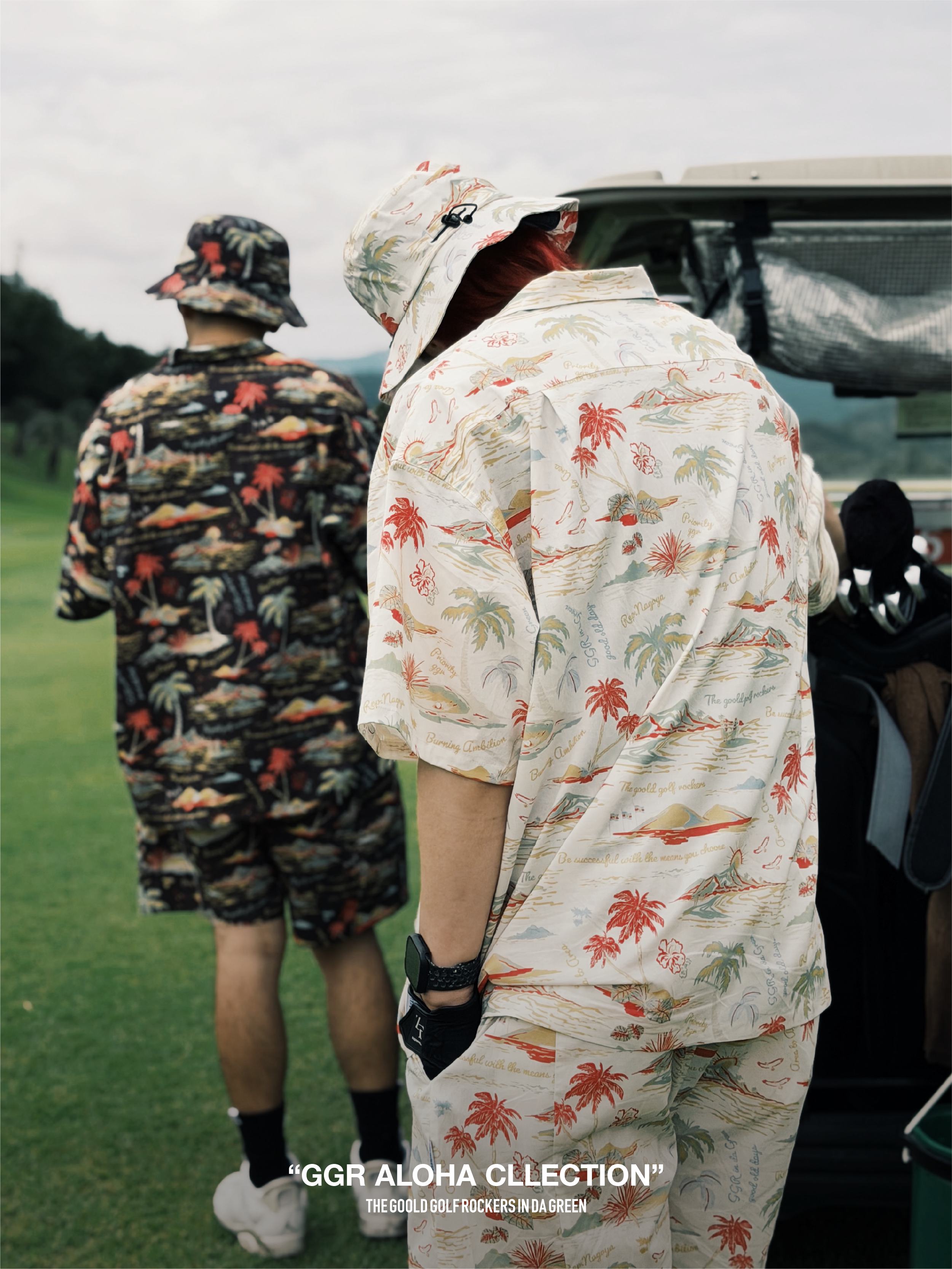 GOOLD GOLF ROCKERS CAMO迷彩 上下setup Lサイズ GOOLD GOLF ROCKERS
