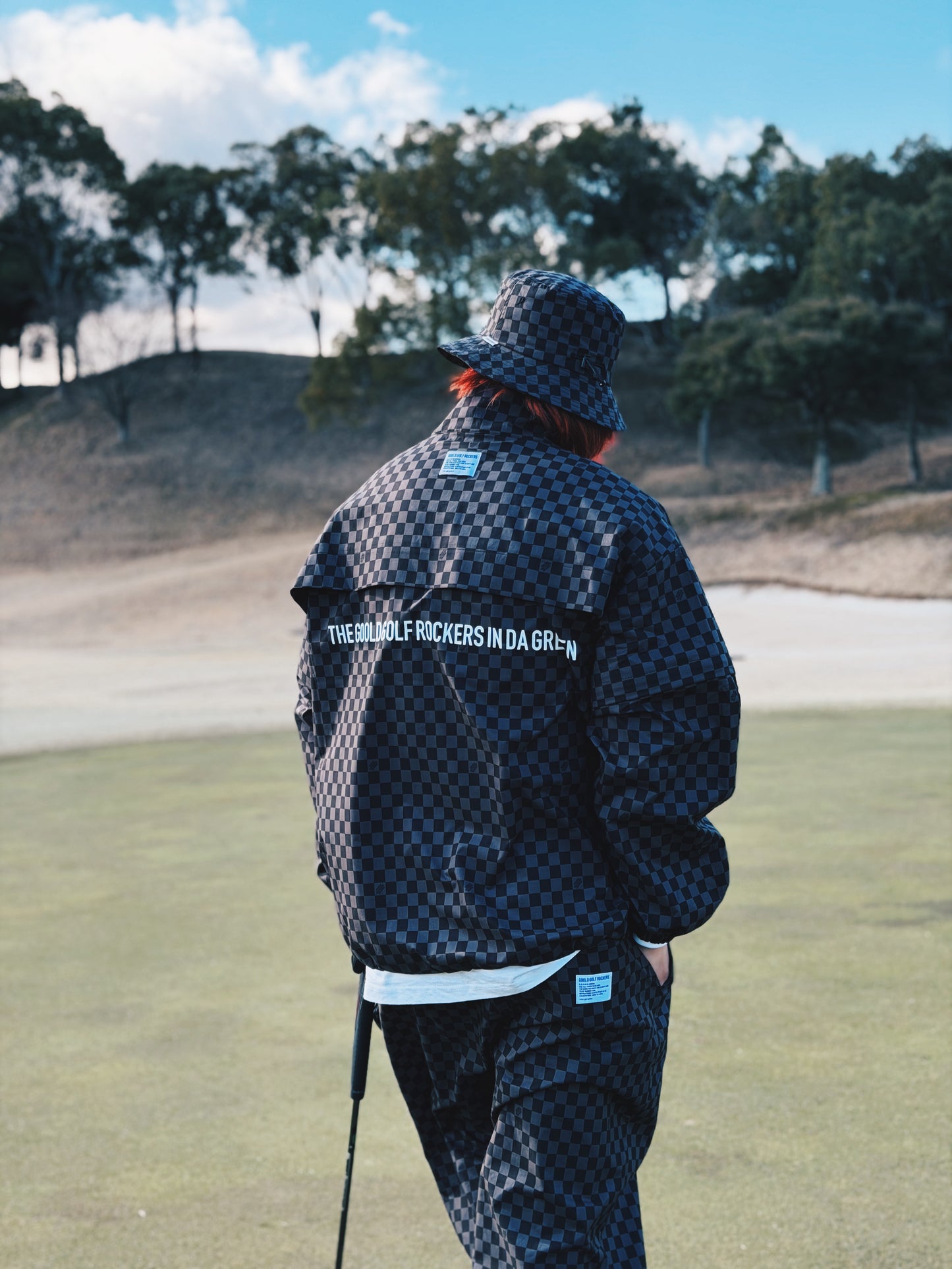 ALL CONDITIONS HASSUI 2WAY HALF ZIP JACKET BLACK