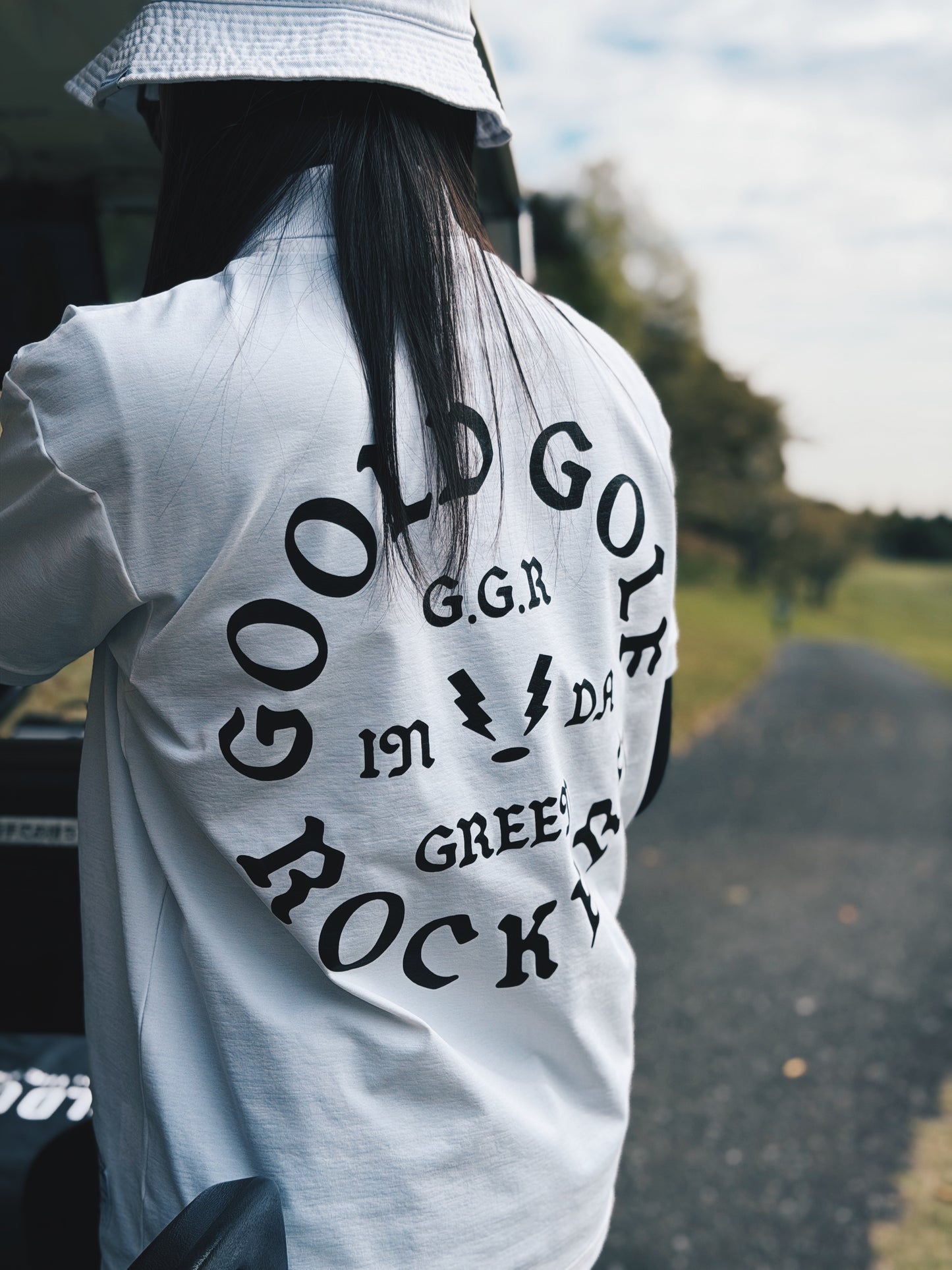 OG LOGO UL-DRA POLO WHITE（Women's Fit）