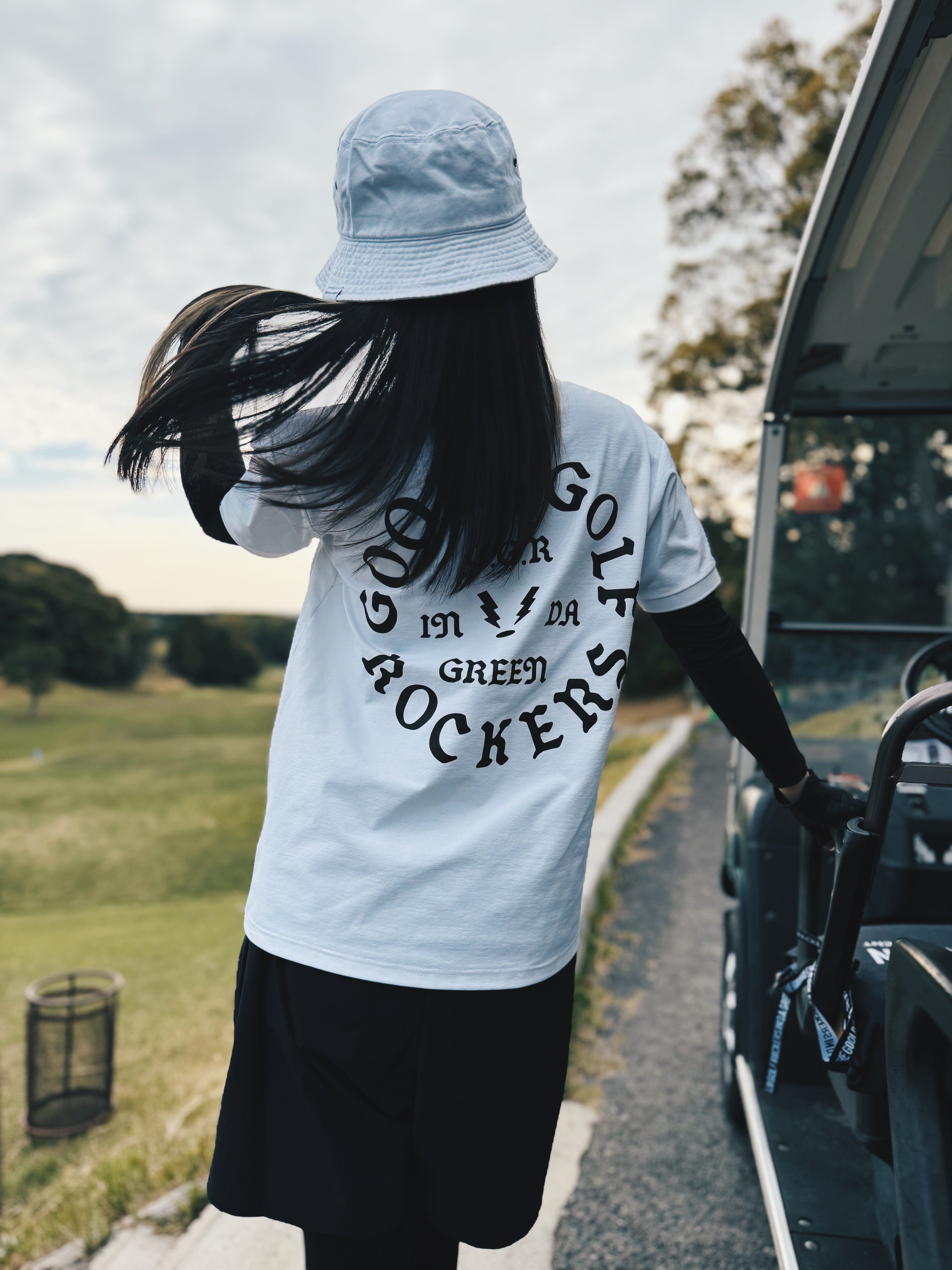 GOOLD GOLF ROCKERS ポロシャツ 黒 OG LOGO UL-DRA POLO BLACK（Women's Fit） – GOOLD GOLF ROCKERS