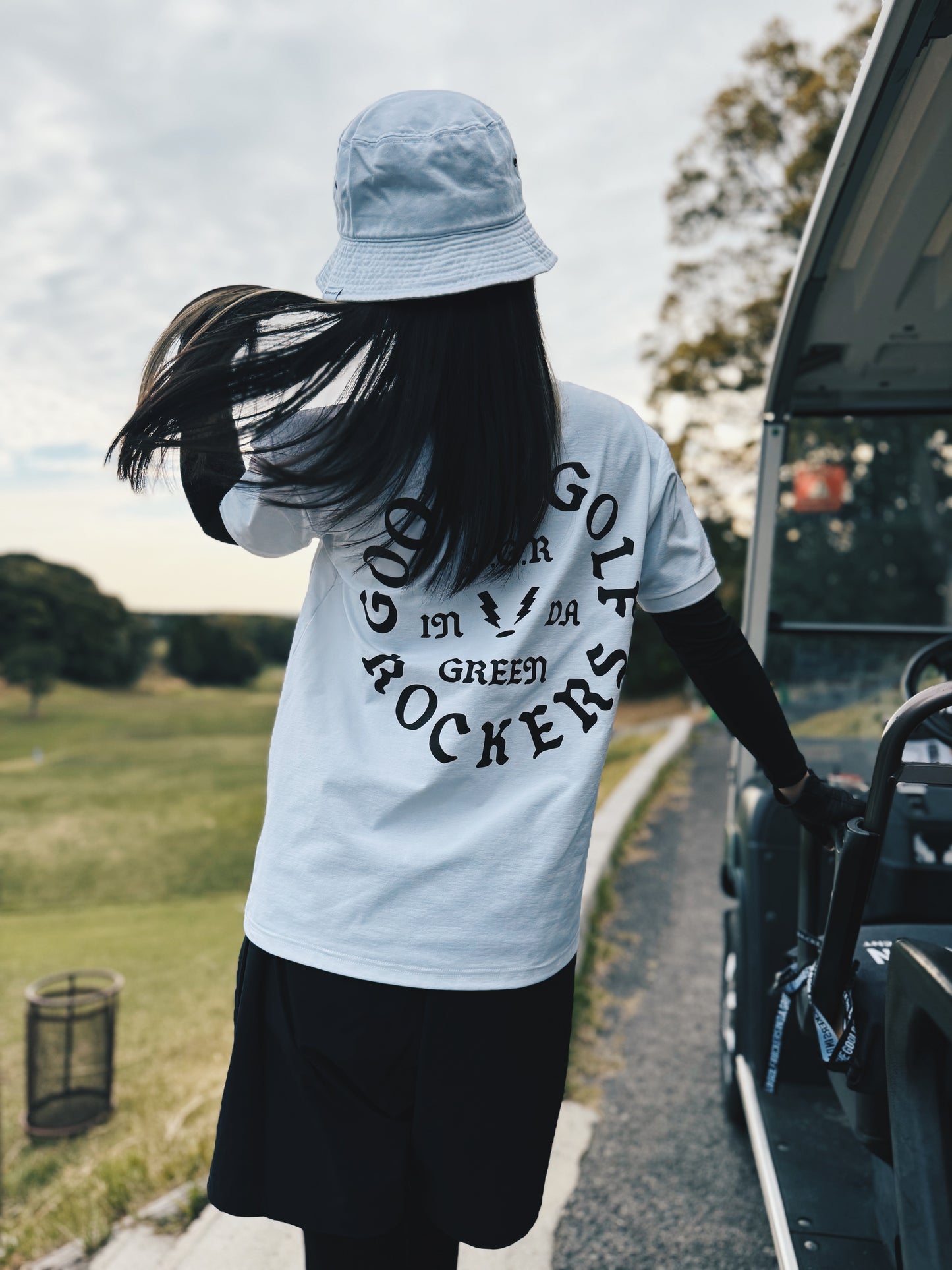 OG LOGO UL-DRA POLO WHITE（Women's Fit）