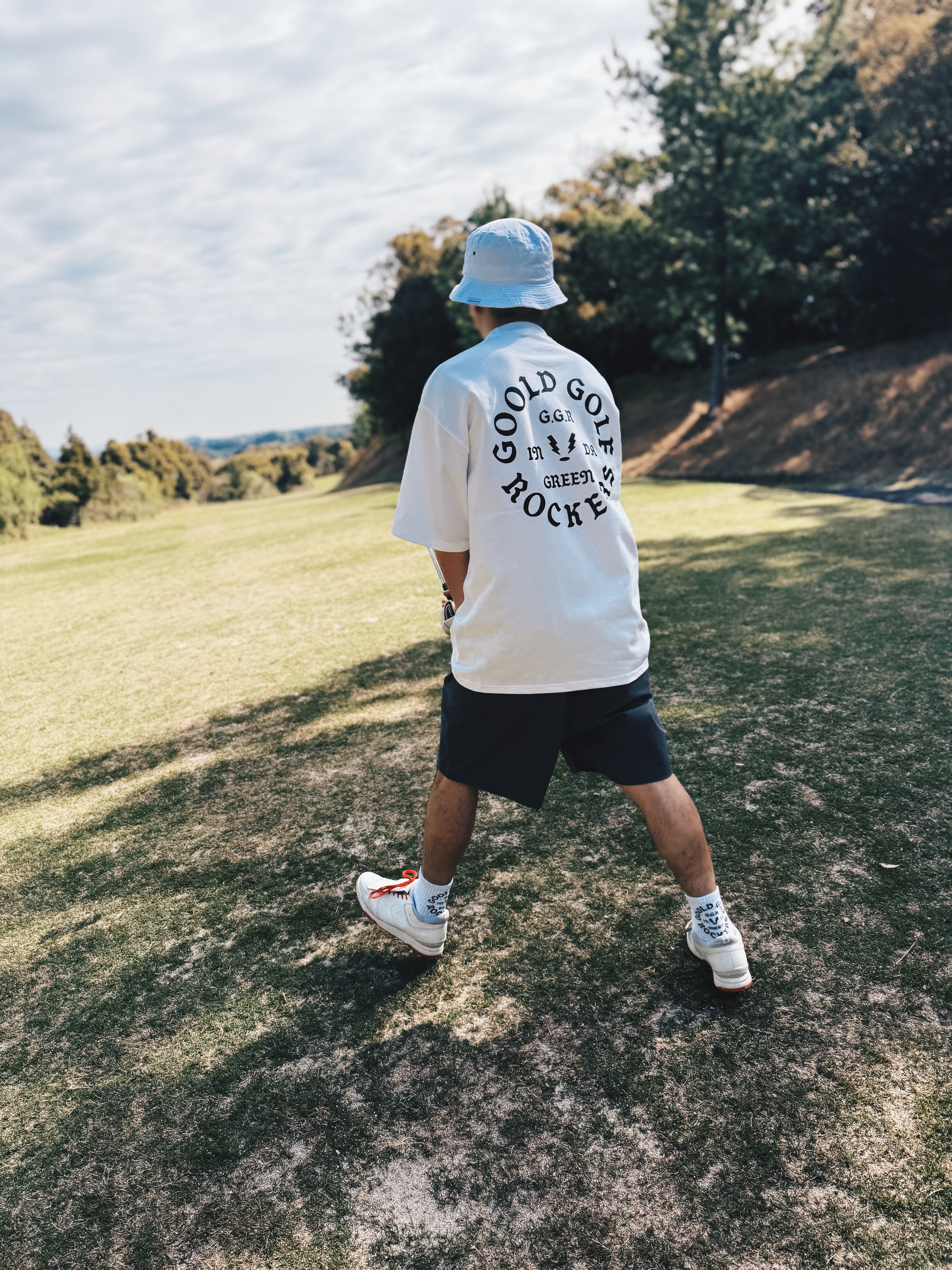OG LOGO TEE WHITE – GOOLD GOLF ROCKERS