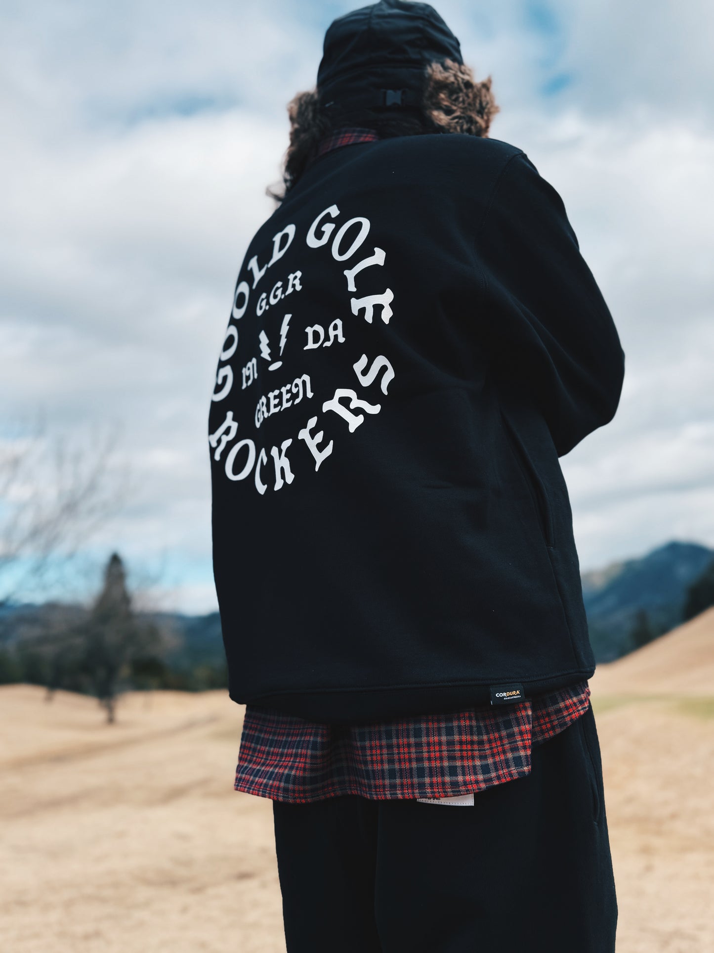 OG LOGO CORDURA®︎ CREW NECK SWEAT BLACK