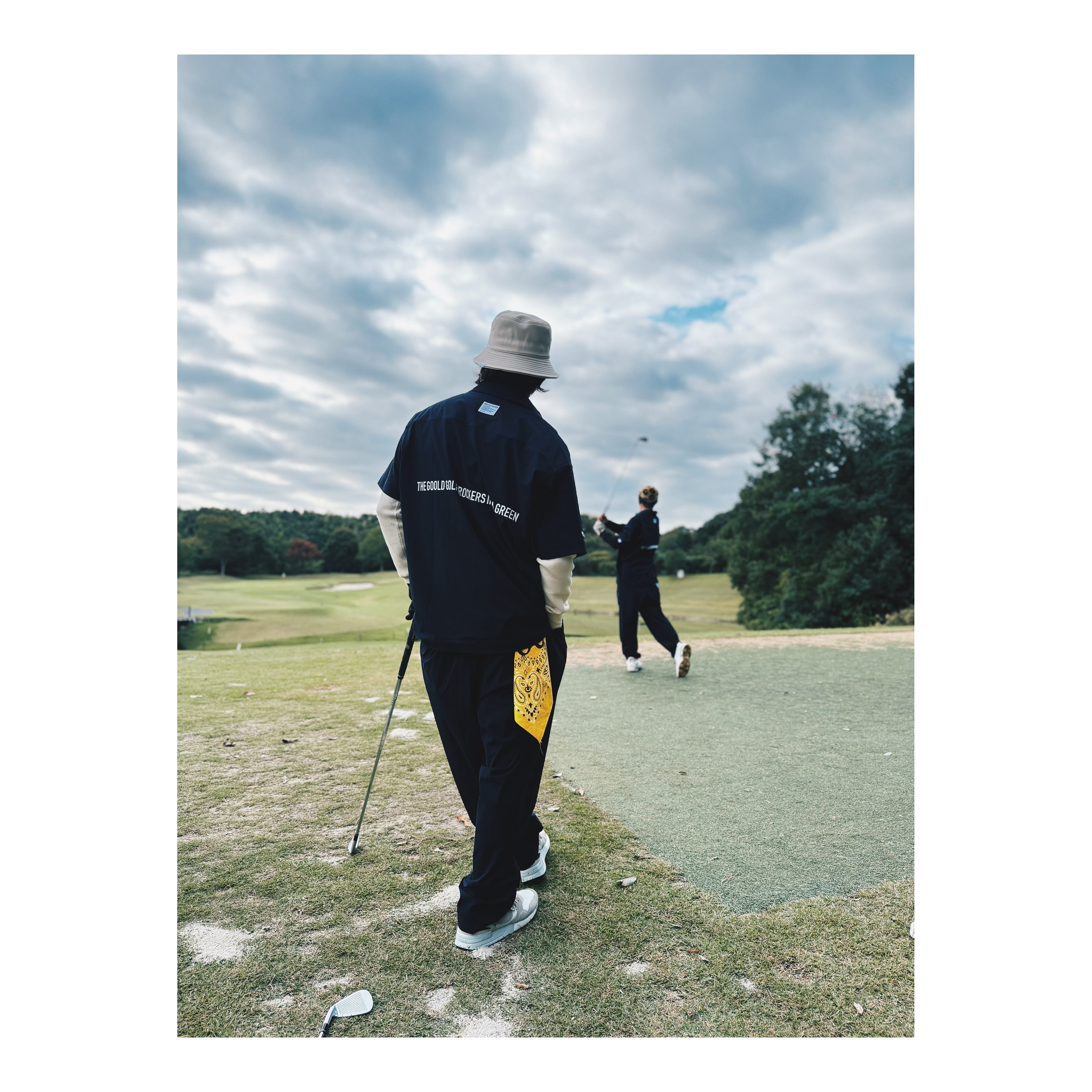 WATER REPELLENT SUPER STRETCH CORDURA®︎ PANTS NAVY – GOOLD GOLF