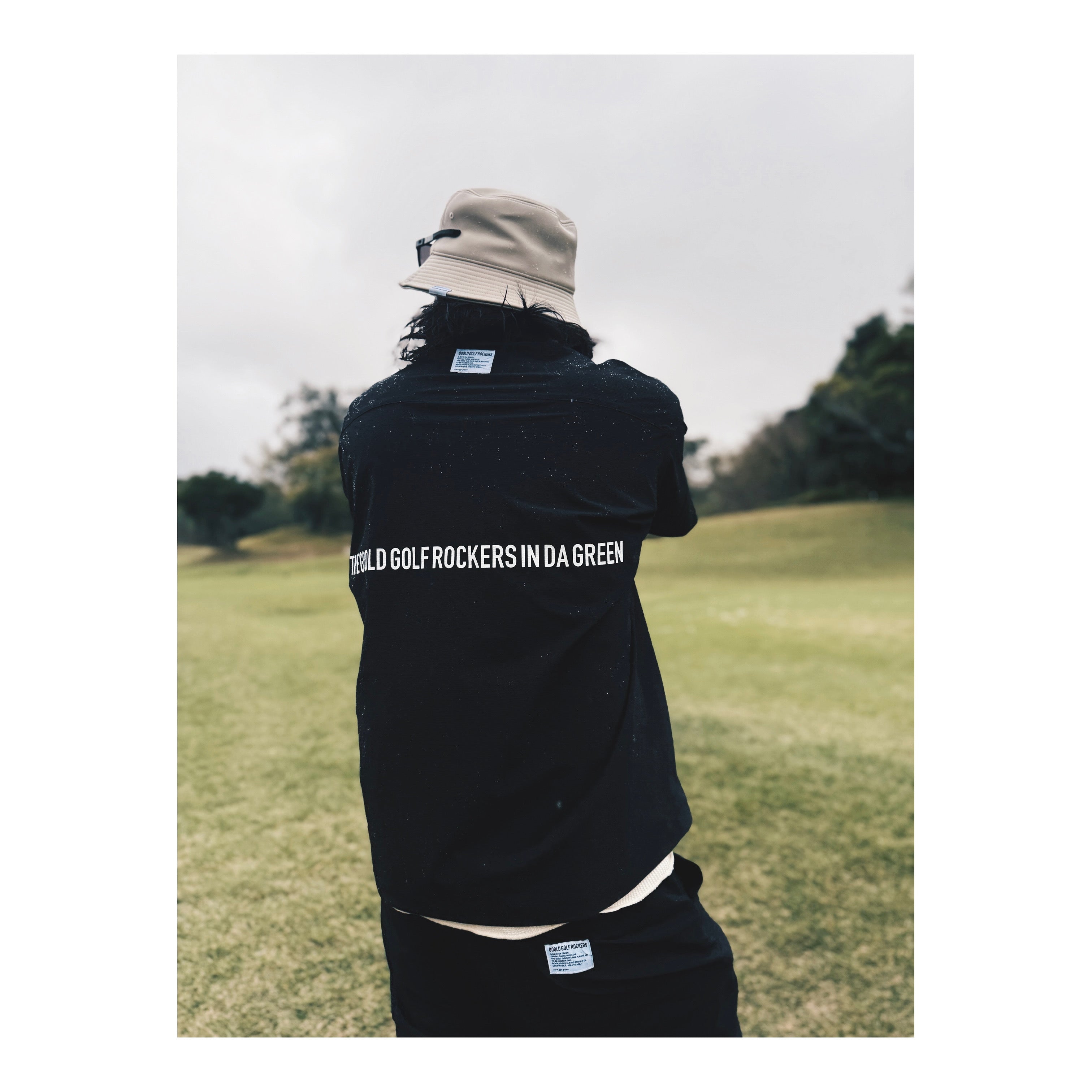 GOOLD GOLF ROCKERS CORDURA®︎ SHIRT BLACK WATER REPELLENT SUPER