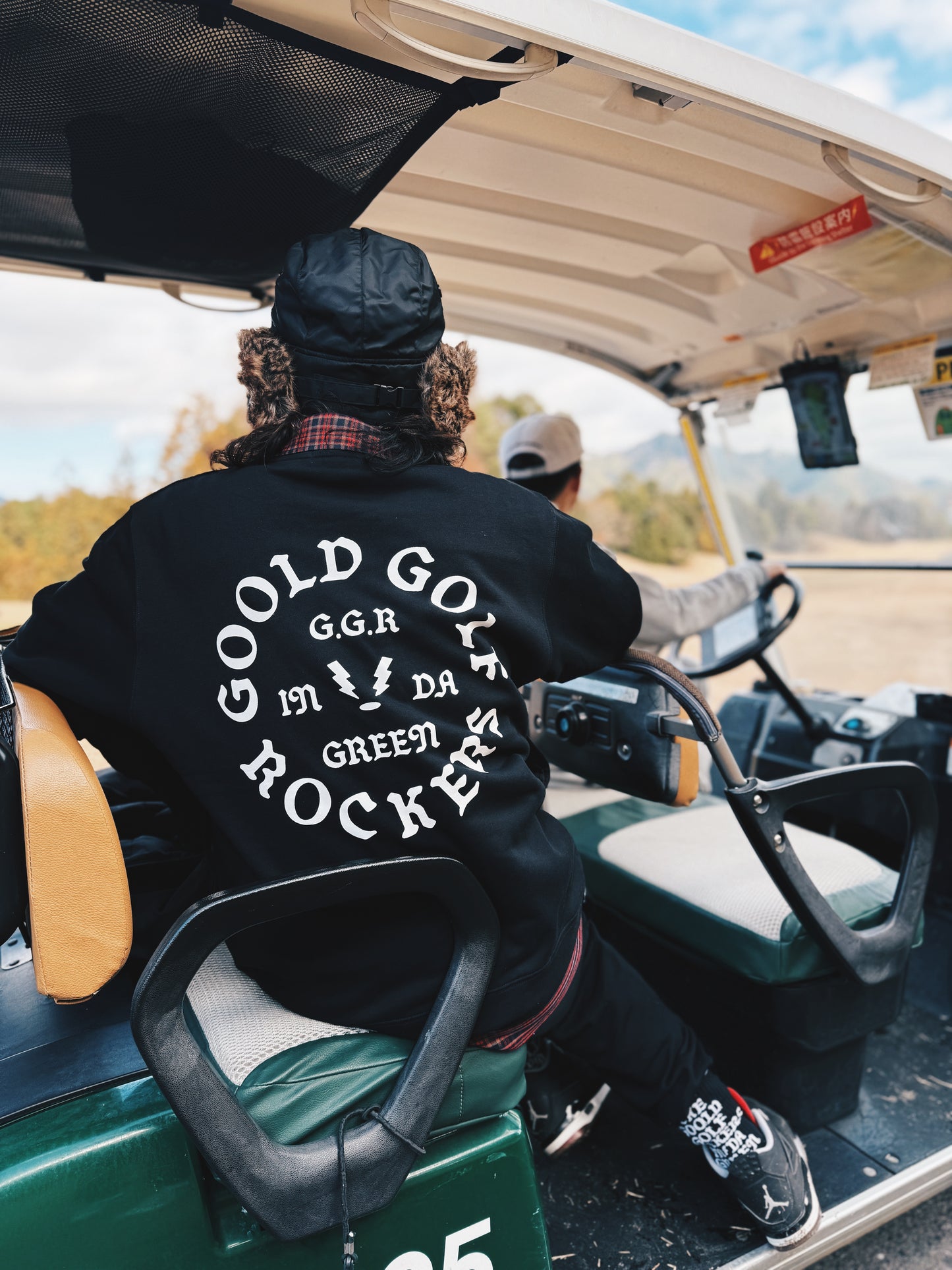 OG LOGO CORDURA®︎ CREW NECK SWEAT BLACK