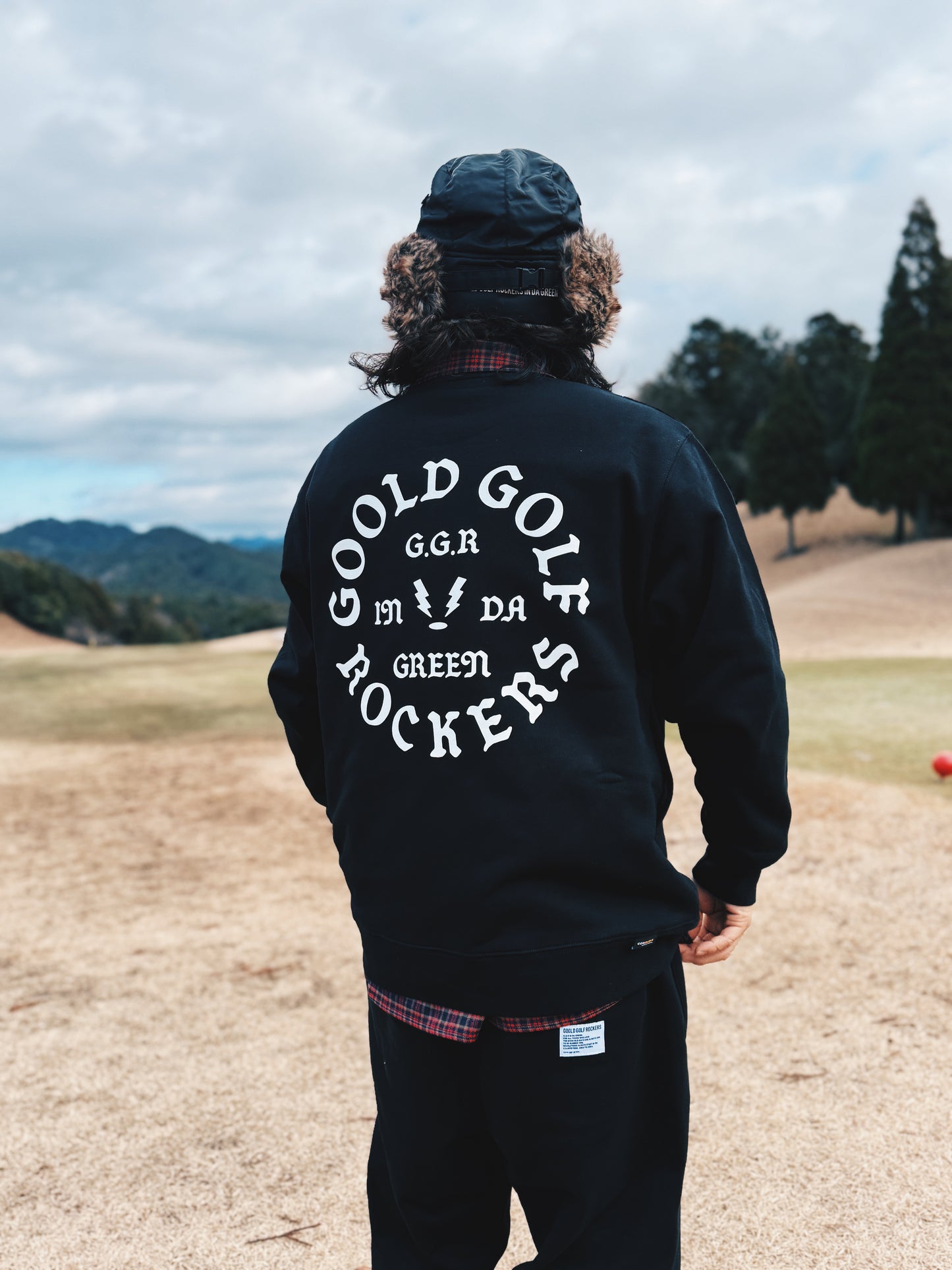 OG LOGO CORDURA®︎ CREW NECK SWEAT BLACK