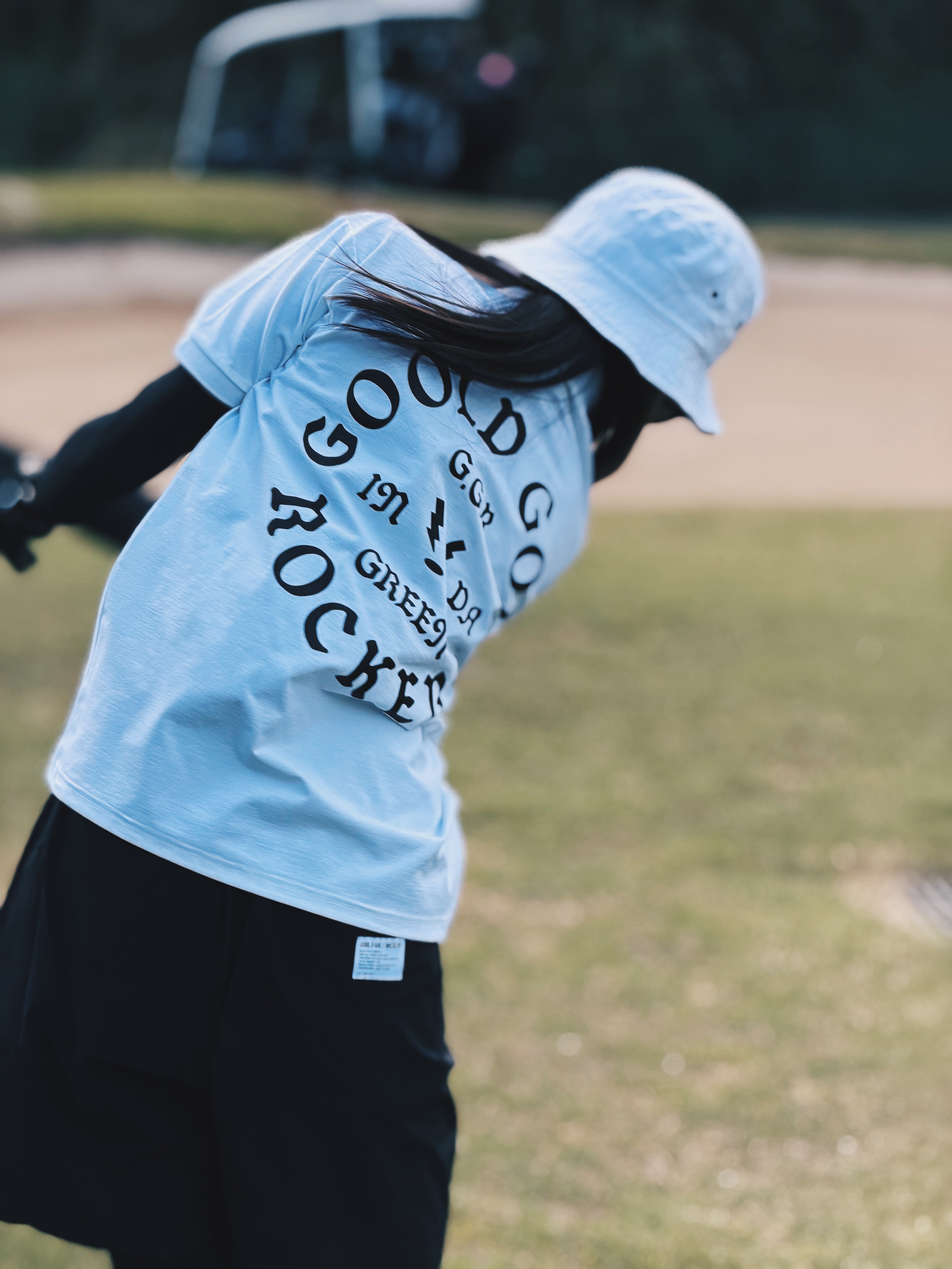 GOOLD GOLF ROCKERS ポロシャツ 黒 OG LOGO UL-DRA POLO BLACK（Women's Fit） – GOOLD GOLF ROCKERS
