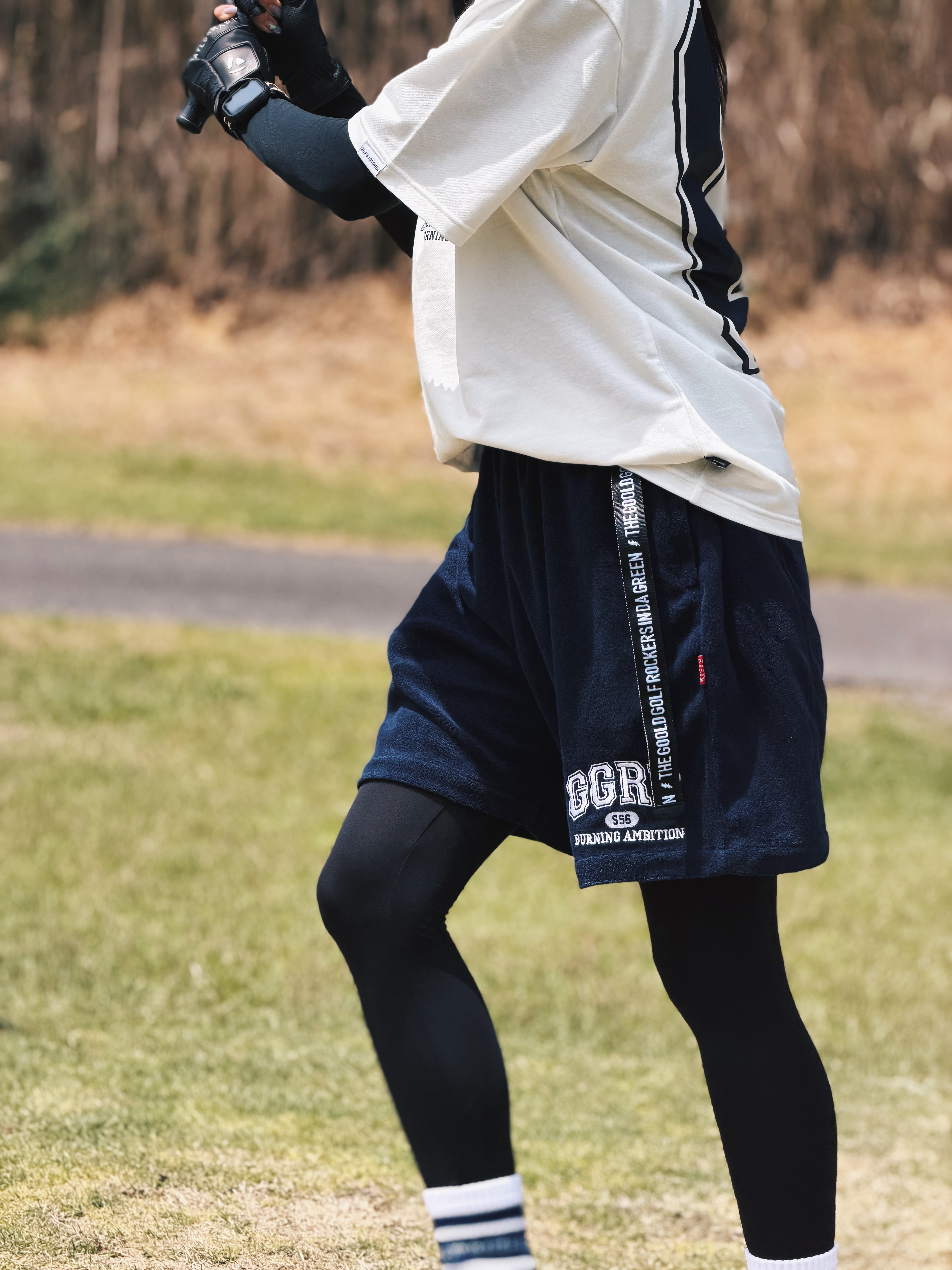 GGRU PILE EAZY SHORTS GREEN – GOOLD GOLF ROCKERS