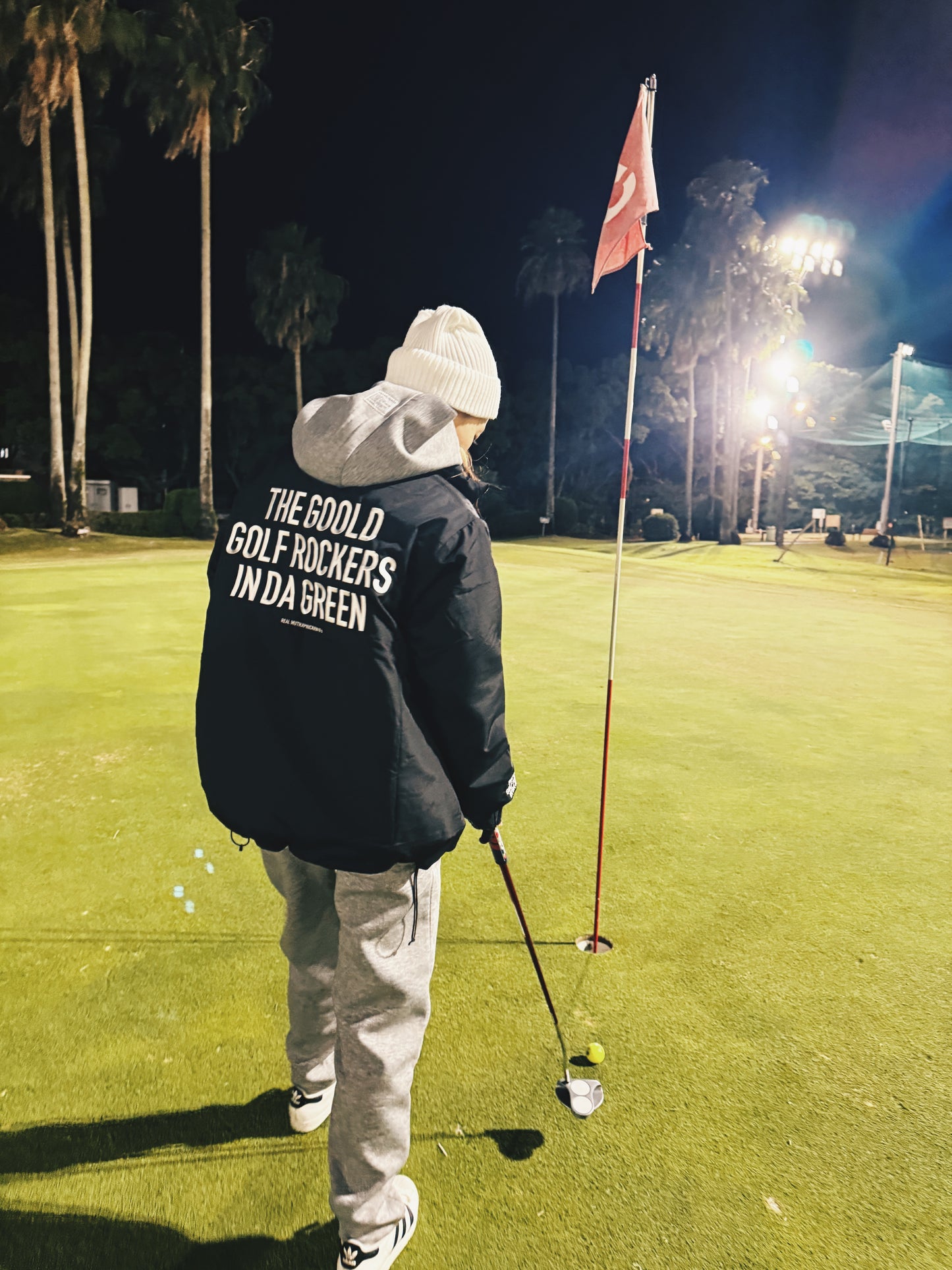 VARSITY DOUBLE KNIT PANTS GRAY