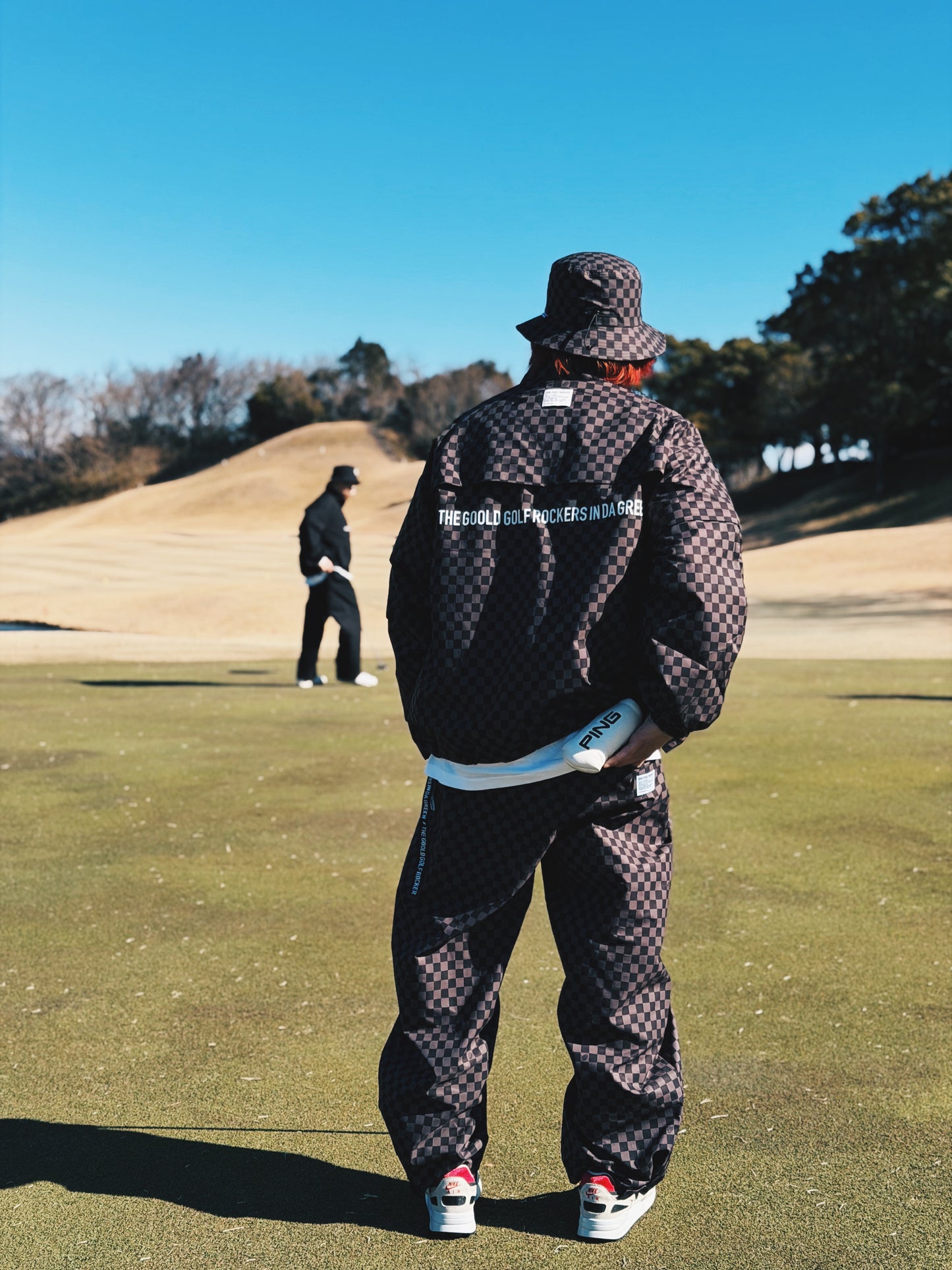 ALL CONDITIONS HASSUI 2 TUCK EAZY PANTS BLACK