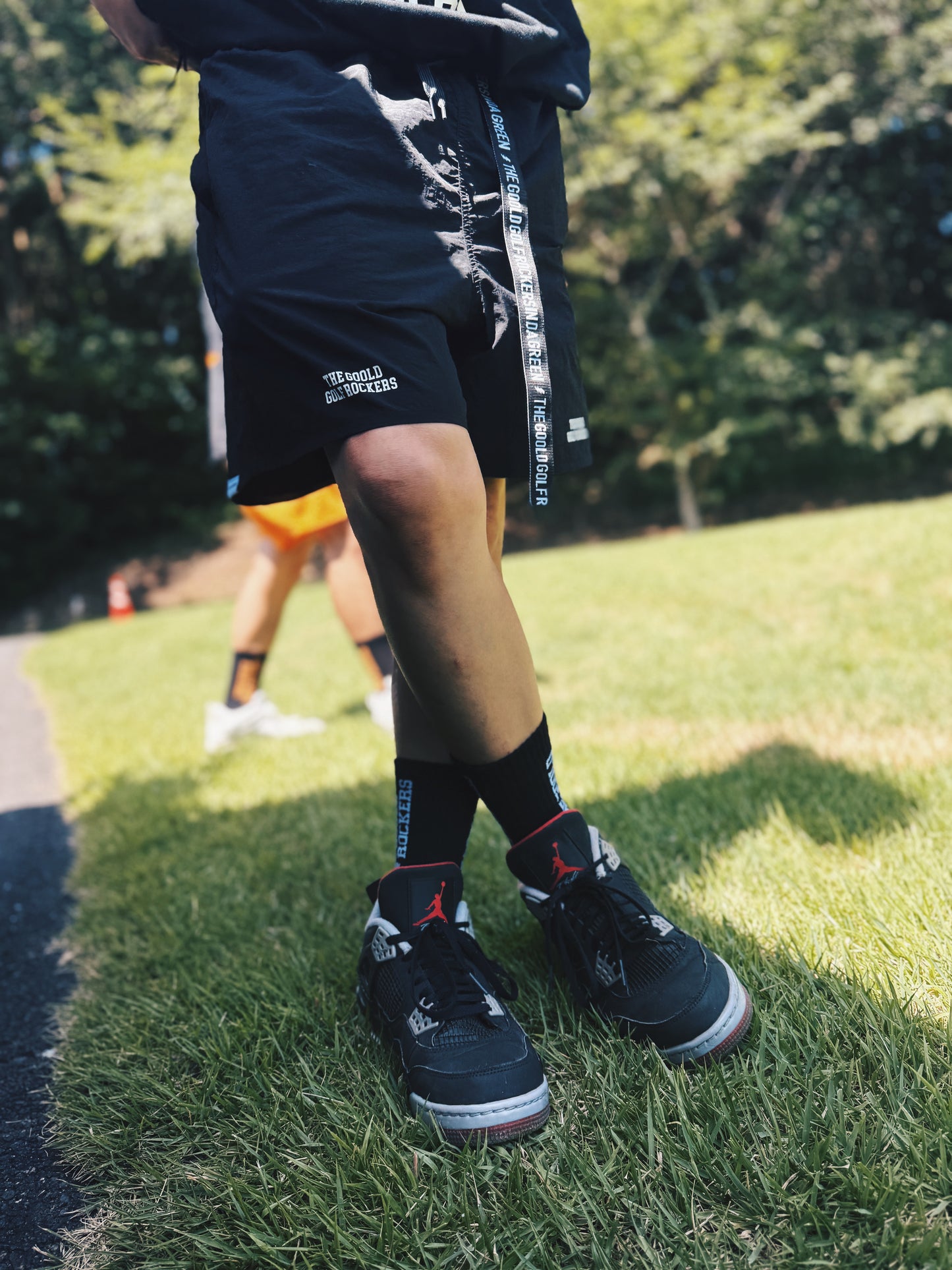 GGR TEAM NYLON HYBRID SHORTS ORANGE
