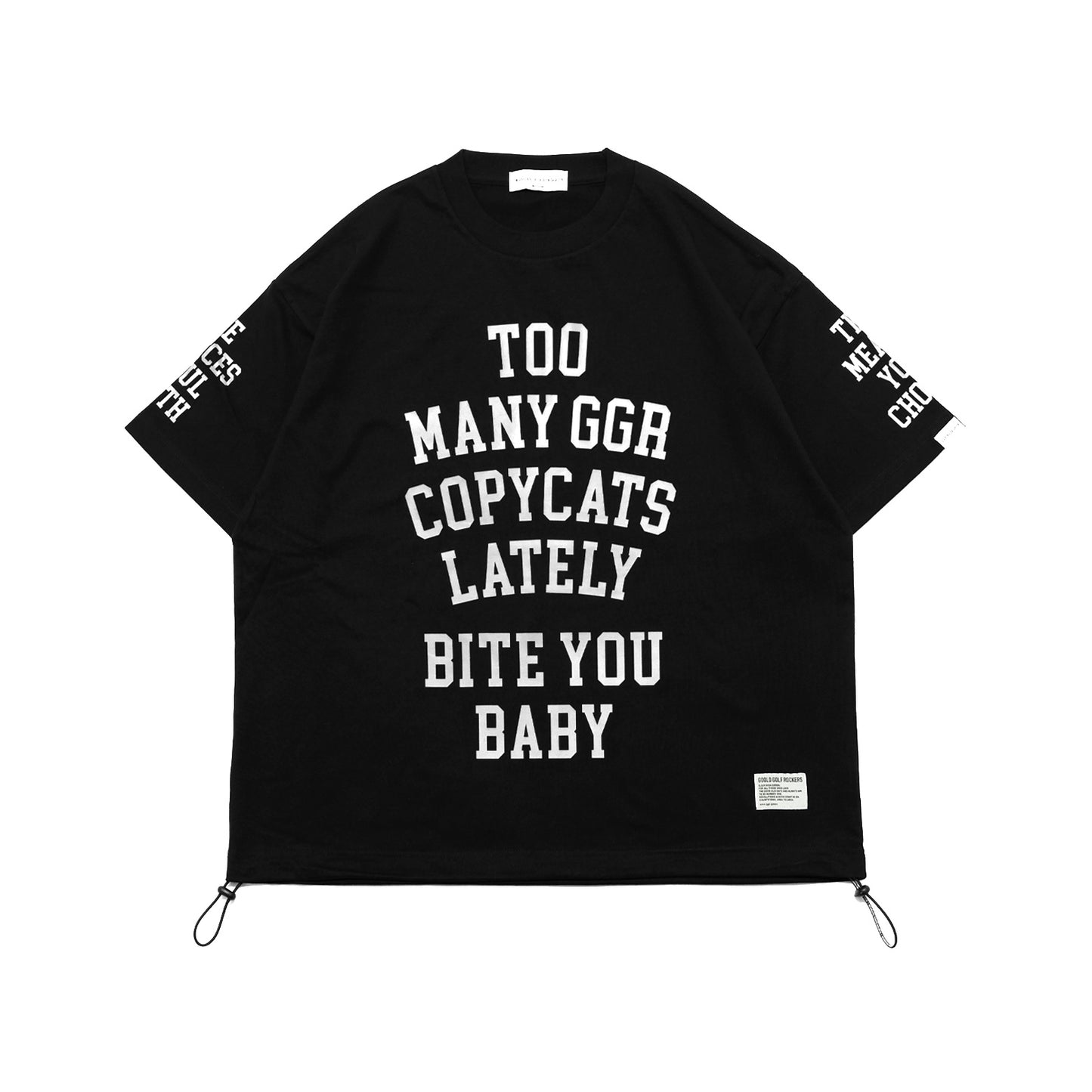 GGR TEAM PREMIUM COTTON DROW FIT TEE BLACK