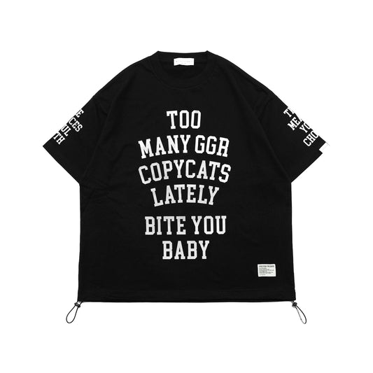GGR TEAM PREMIUM COTTON DROW FIT TEE BLACK