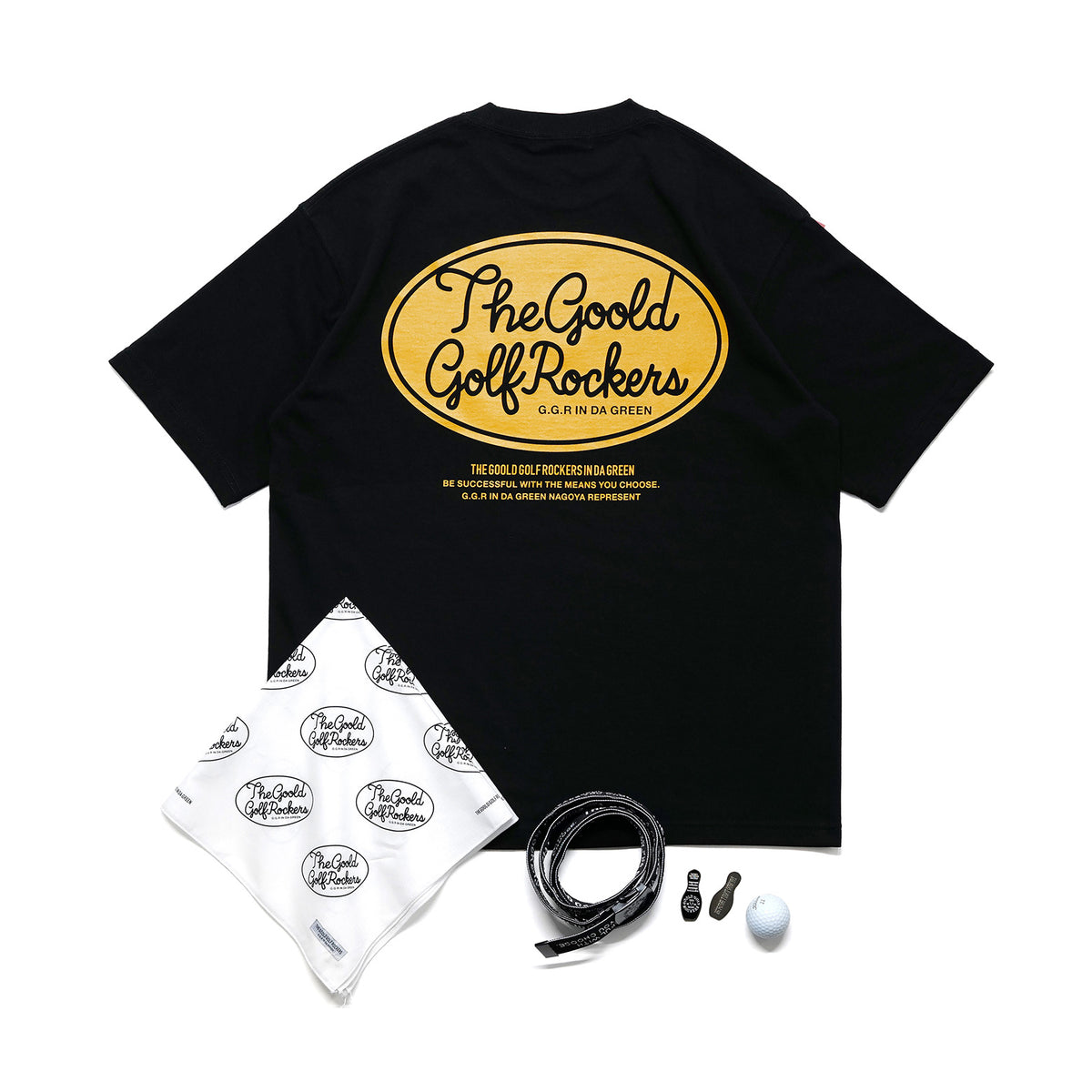 BALLIN' LOGO TEE SET ”B.MUSTARD”