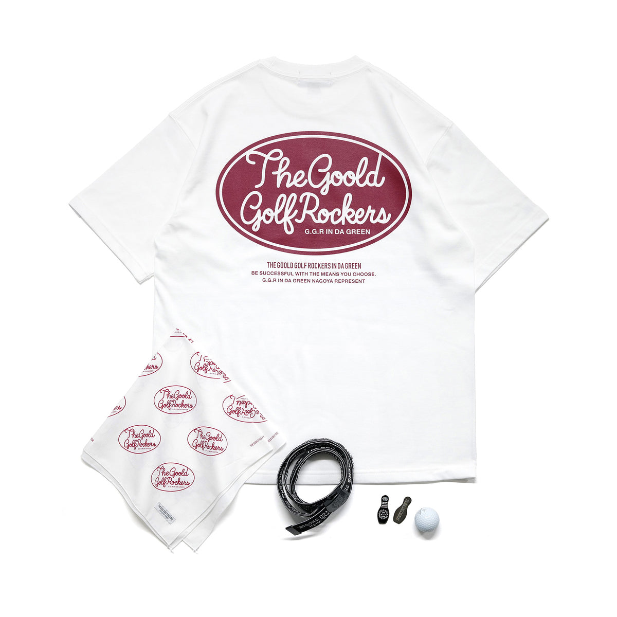BALLIN' LOGO TEE SET ”W.BURGUNDY”