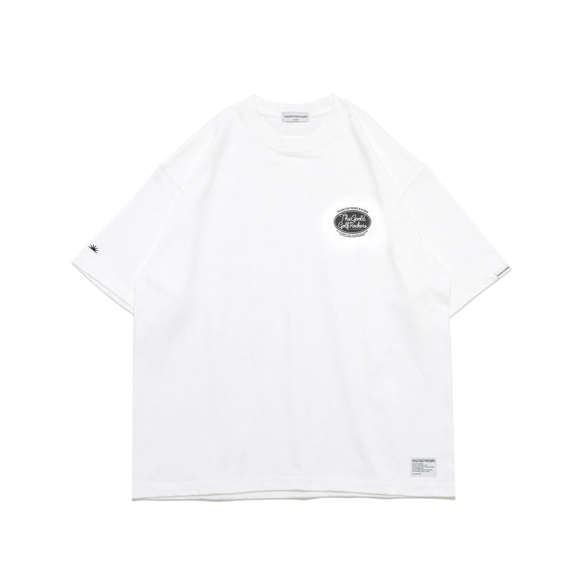 BALLIN' LOGO COTTON TEE W.BLACK