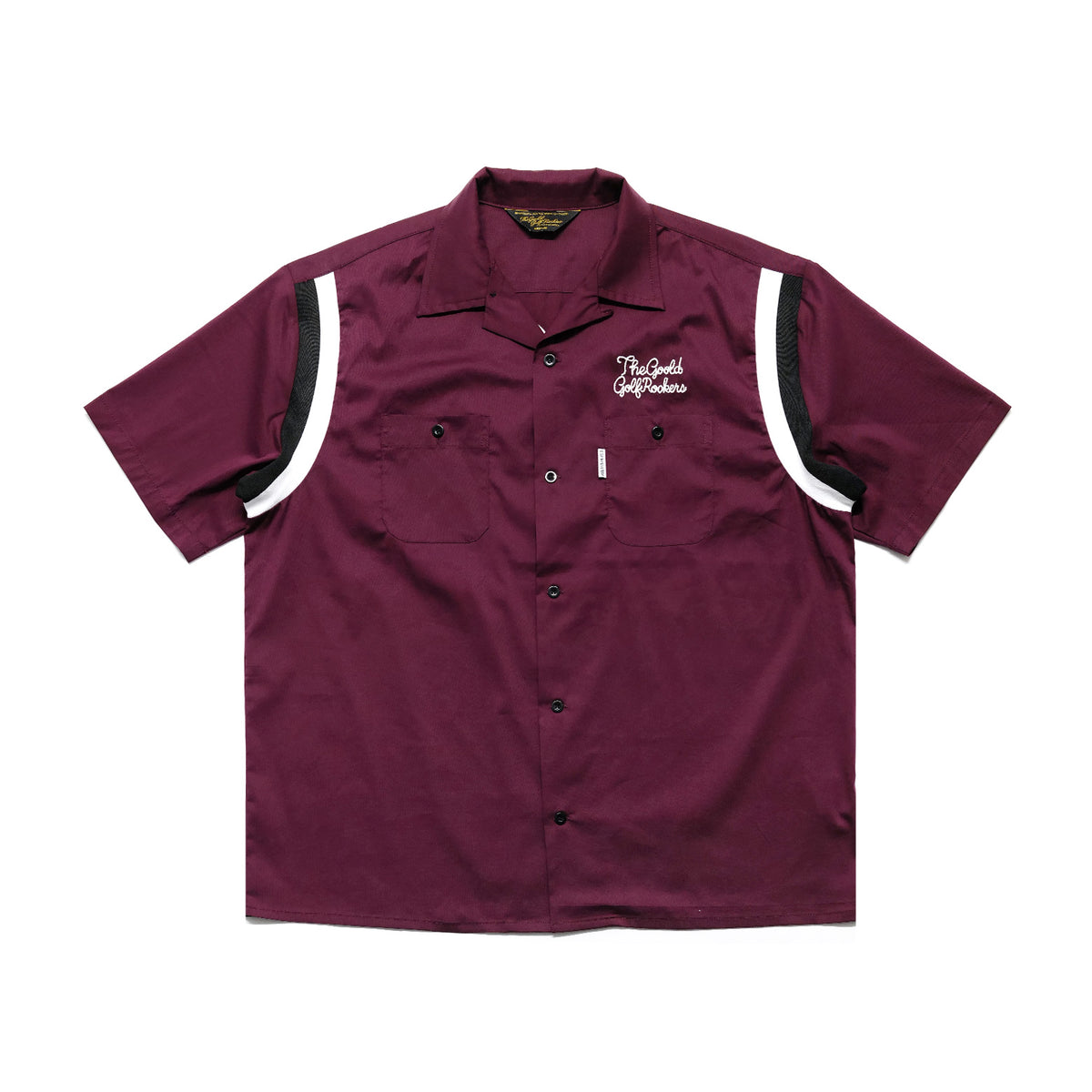 BOWLING SHIRTS & TEE SET ”BURGUNDY”