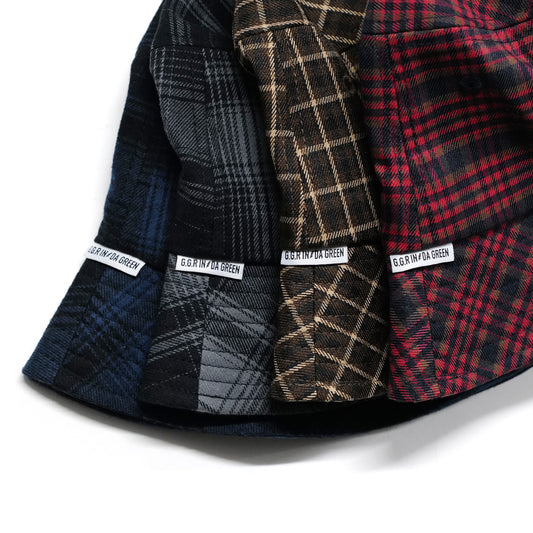 PREMIUM CHECK BUCKET HAT
