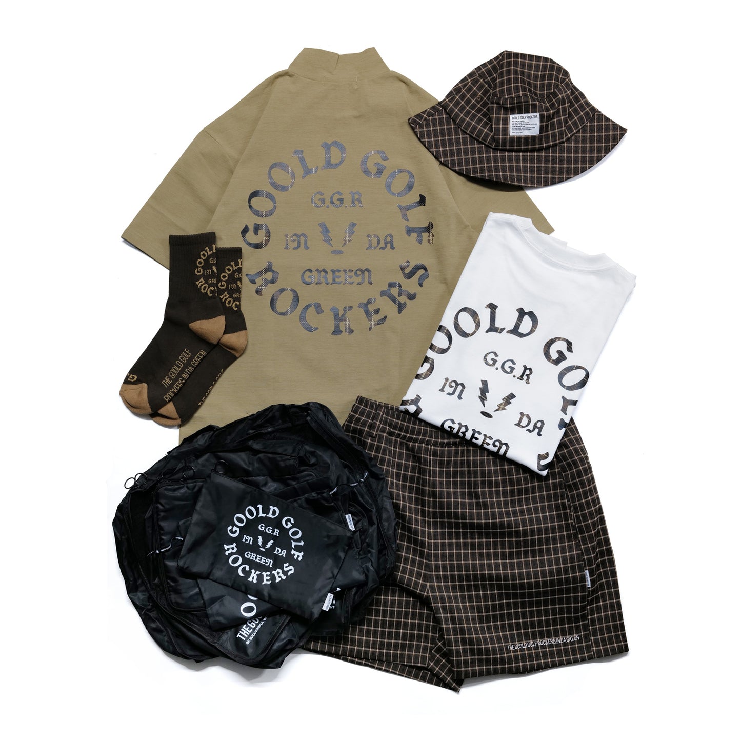 OG LOGO CHECK SUPER COMPLETE SET ”BROWN”