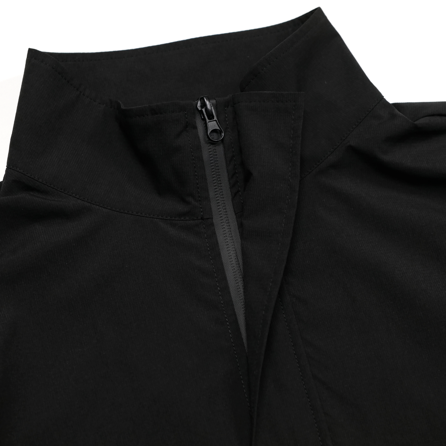 ALL CONDITIONS HASSUI 2WAY HALF ZIP JACKET BLACK