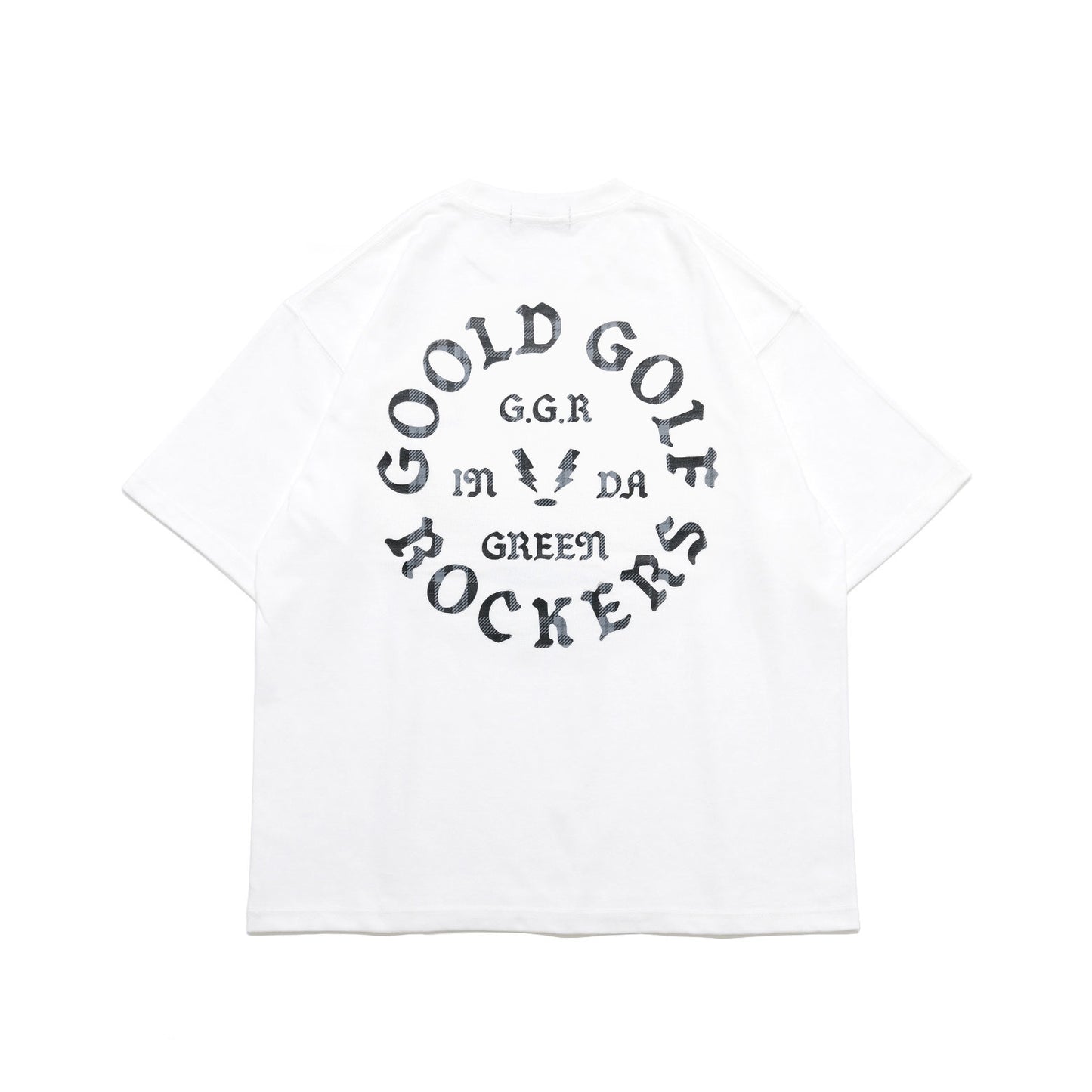 OG LOGO CHECK TEE GRAY