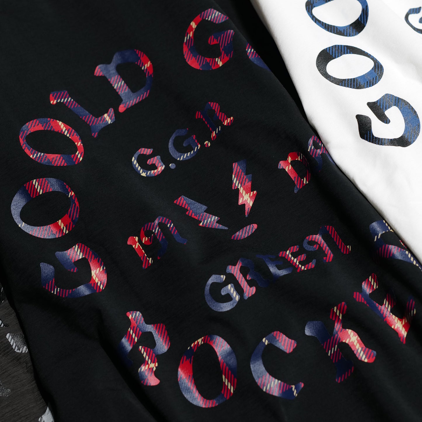 OG LOGO CHECK UL-DRA MOCK NECK TEE RED