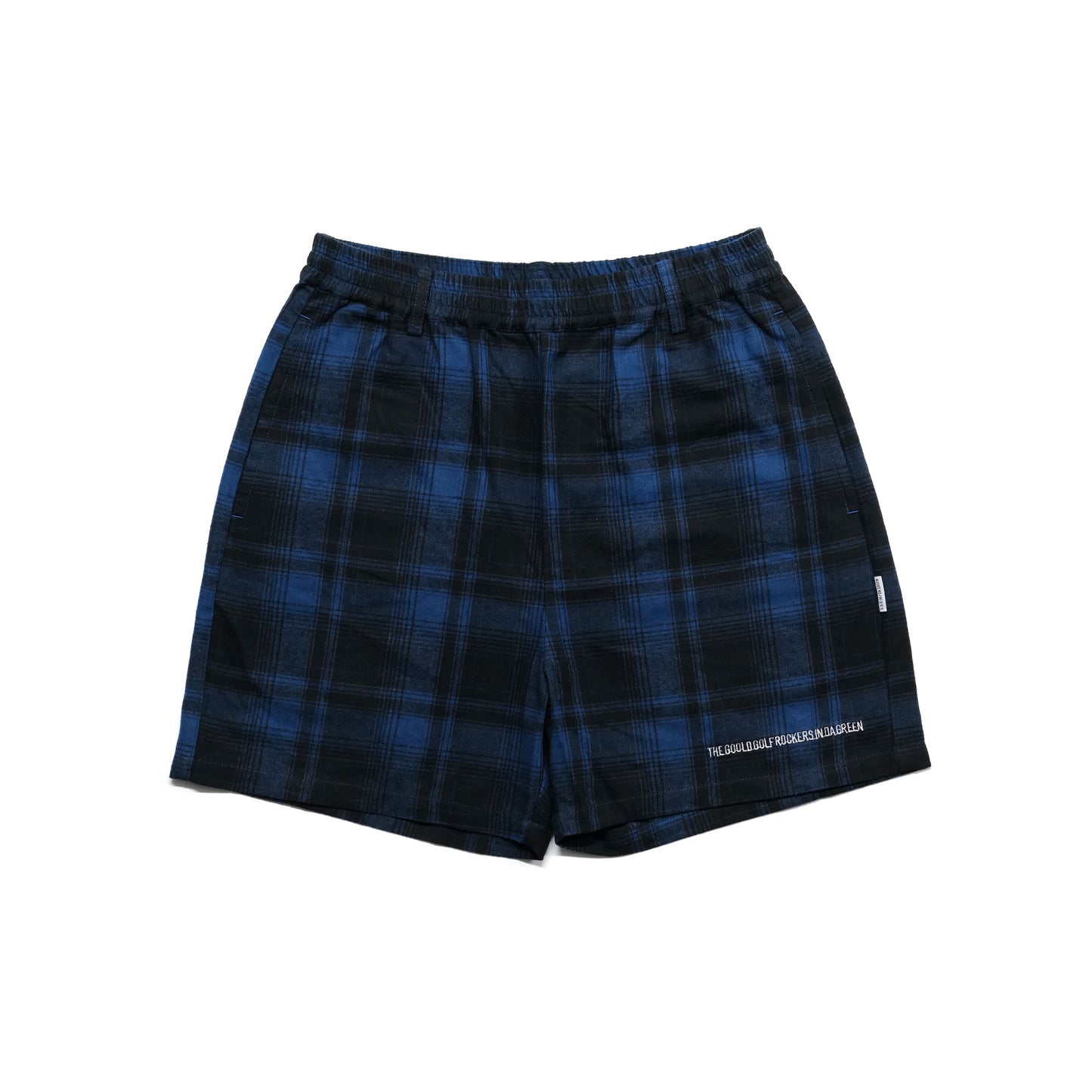 PREMIUM FLANNEL CHECK  EAZY SHORTS NAVY