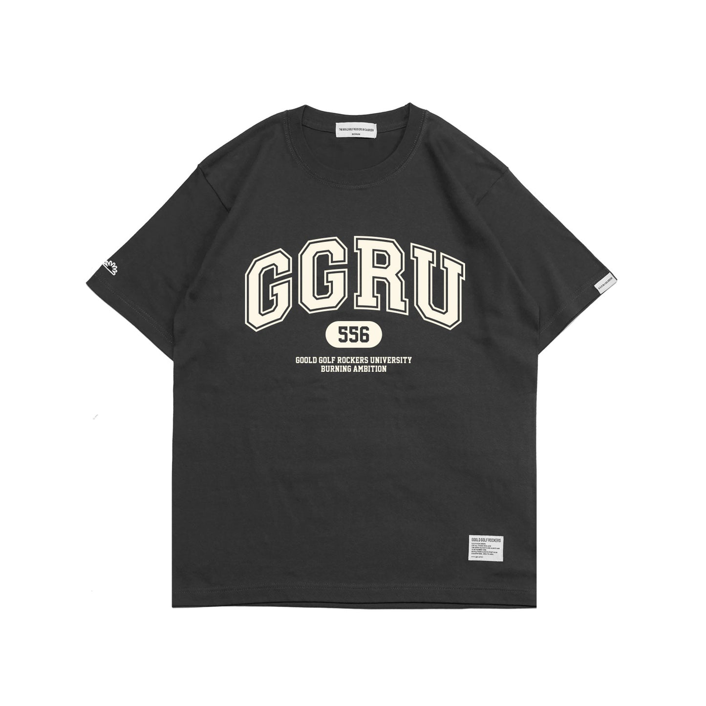 【LIMITED to 10】GGRU PREMIUM TEE "charcoal"