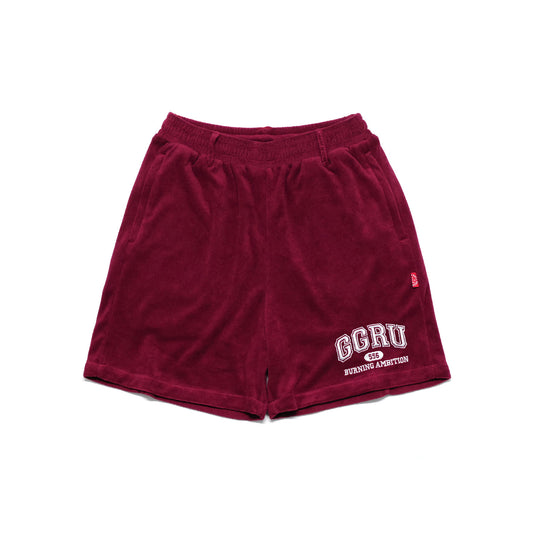GGRU PILE EAZY SHORTS BURGUNDY