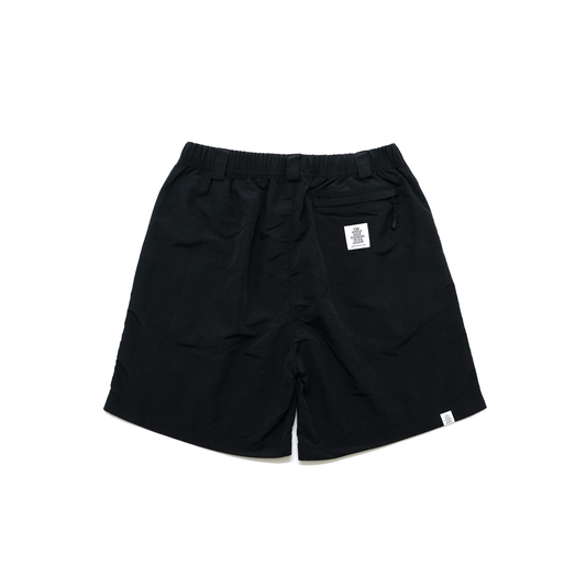 ARCH LOGO NYLON EAZY SHORTS BLACK